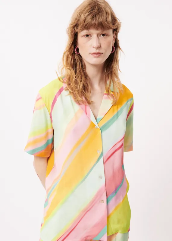 Chemise SHELLY Diagonal rainbow sold by FRNCH