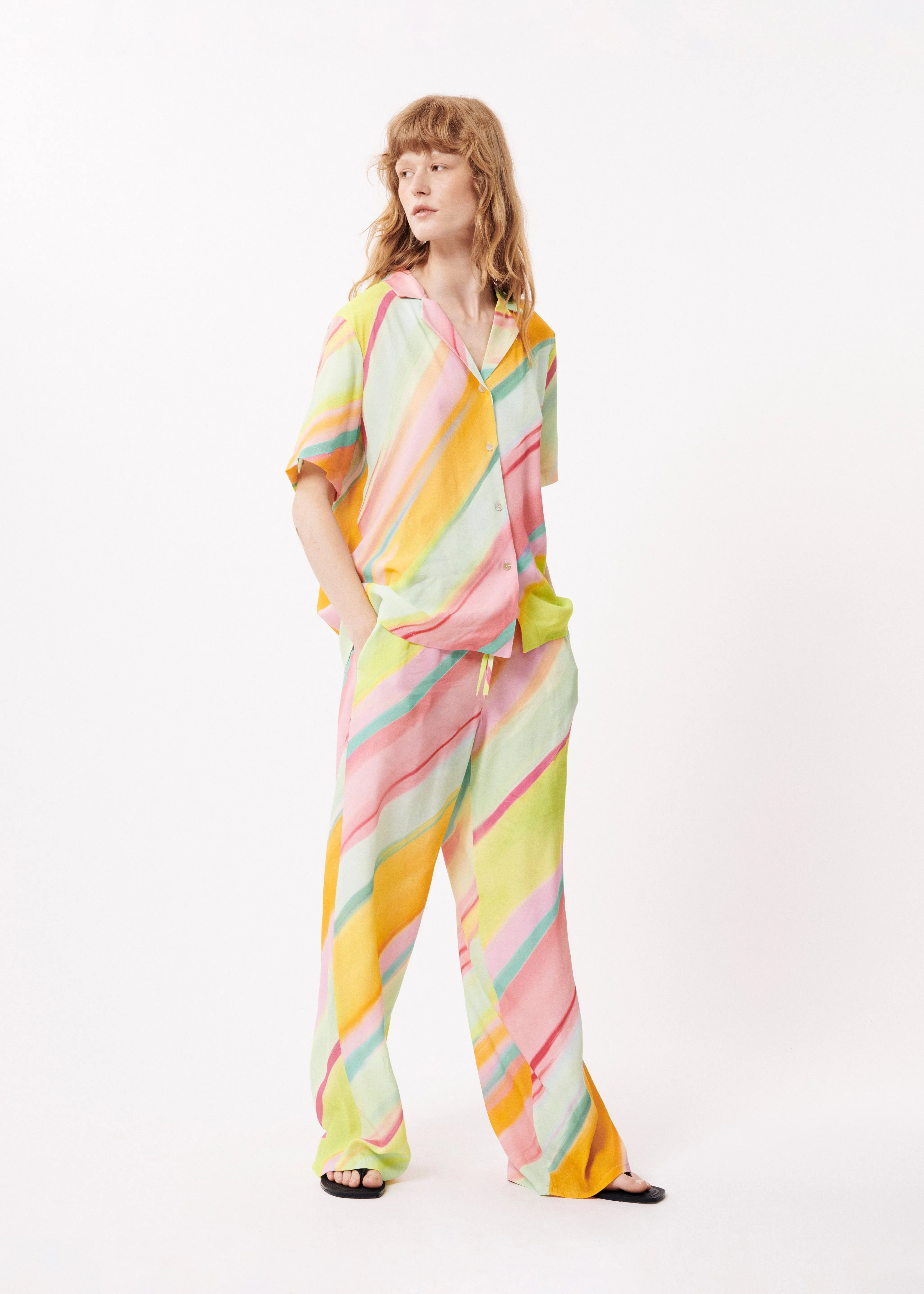 Chemise SHELLY Diagonal rainbow sold by FRNCH product image thumbnail 3
