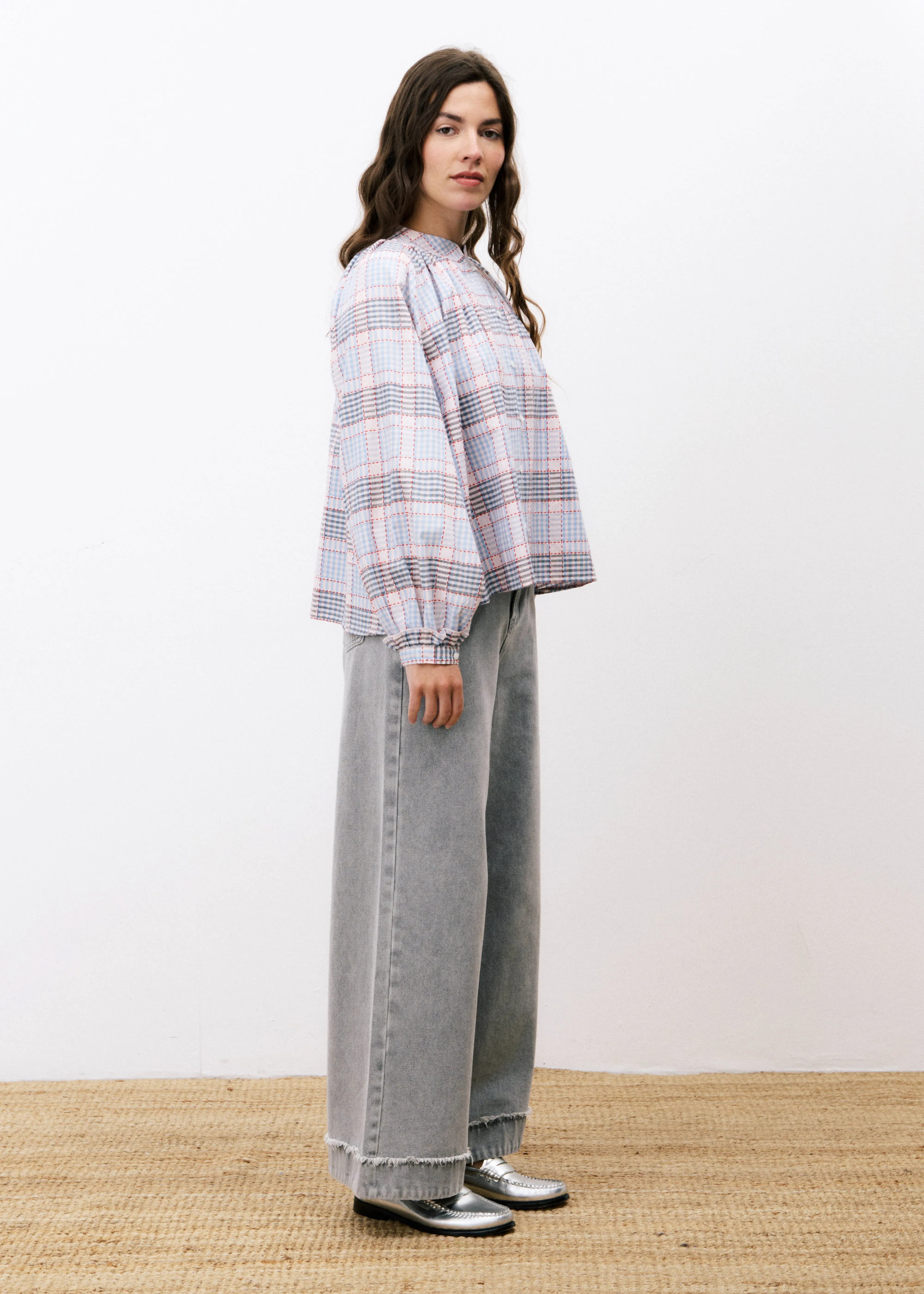 Chemise MAILE Bleu clair sold by FRNCH product image thumbnail 3