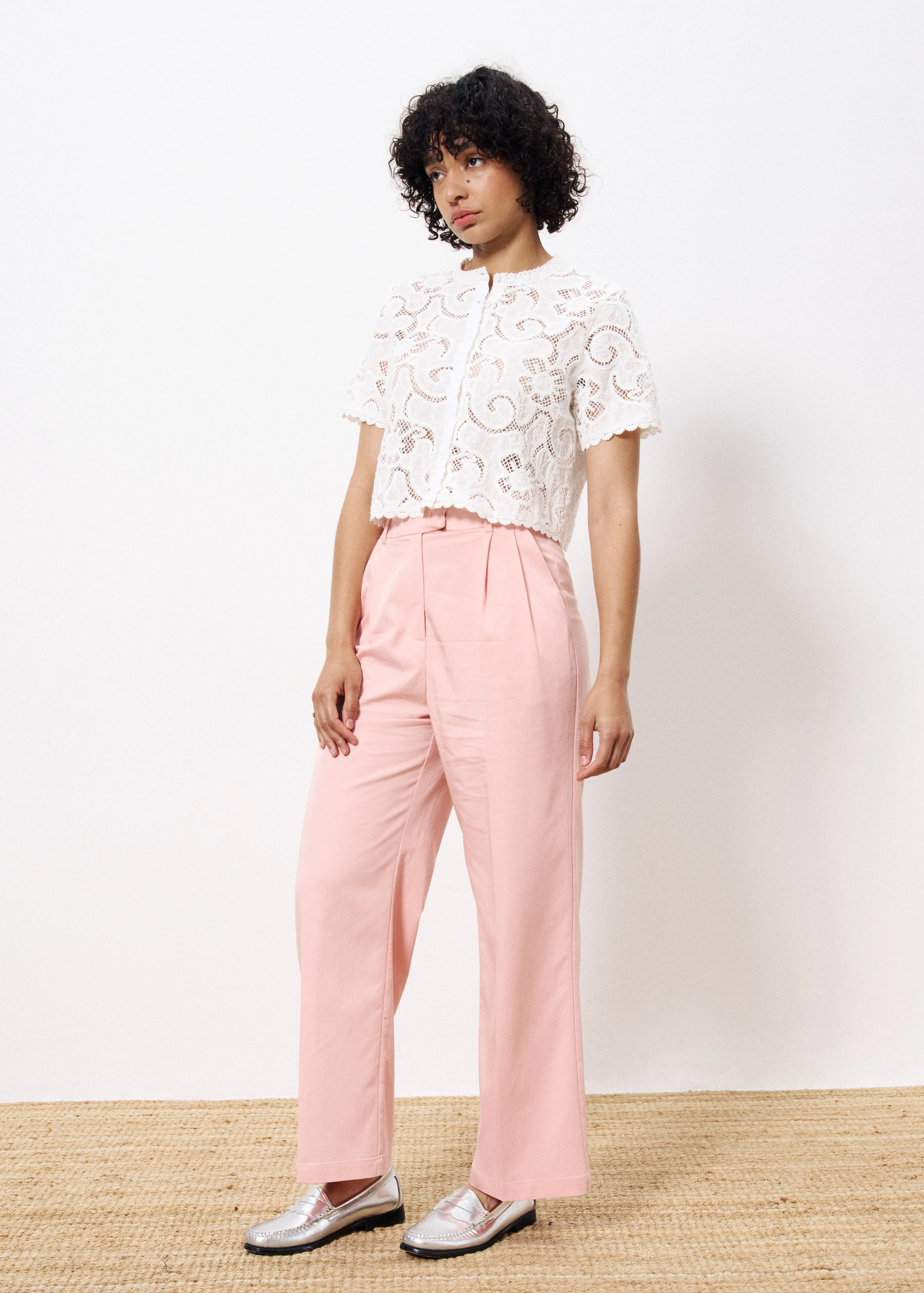 Chemise AELYA Blanc sold by FRNCH product image thumbnail 2