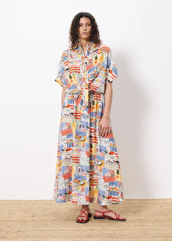 Chemise CELIANE Marche blanc sold by FRNCH