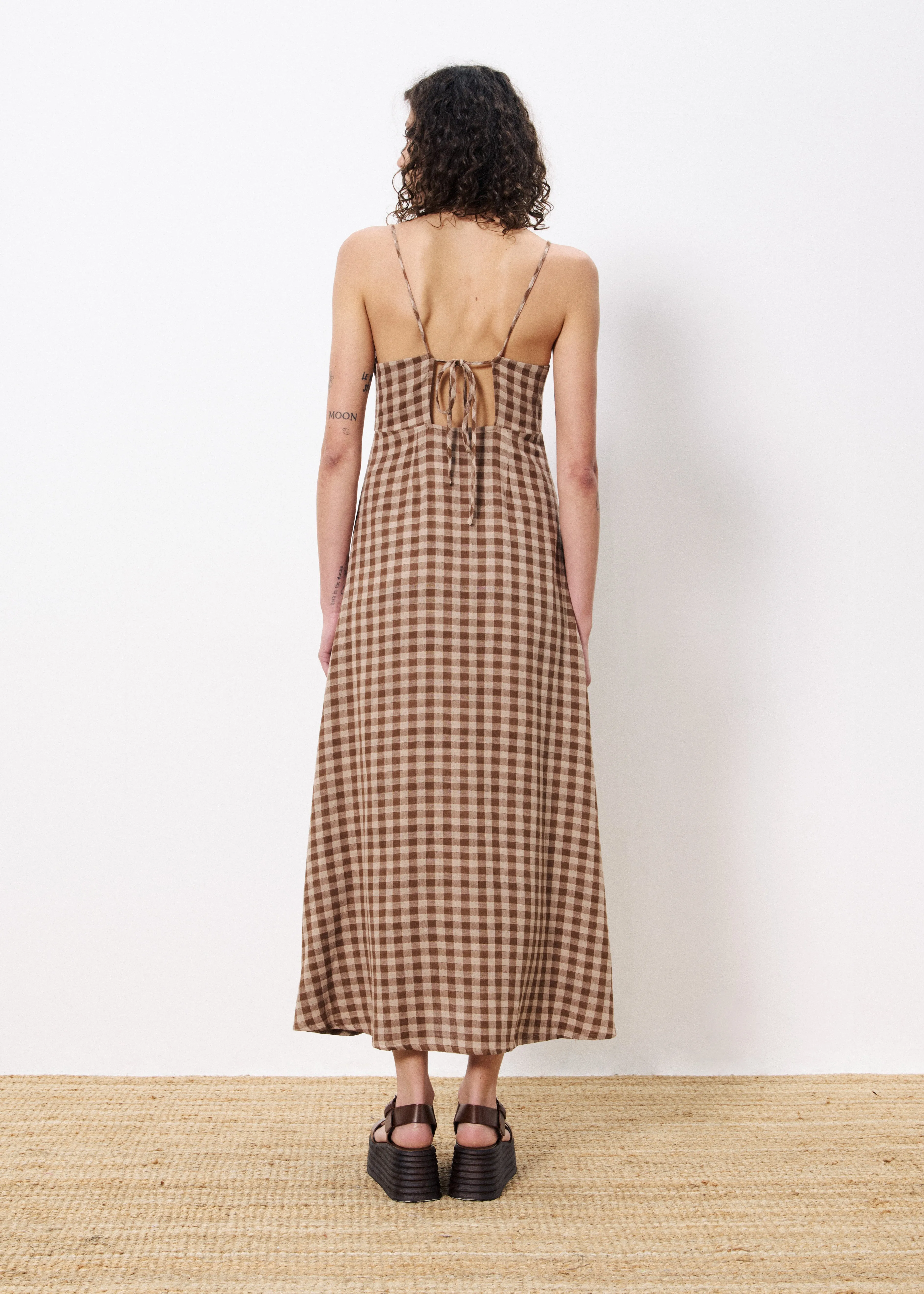 Robe CASIMIRA Marron glace sold by FRNCH product image thumbnail 2