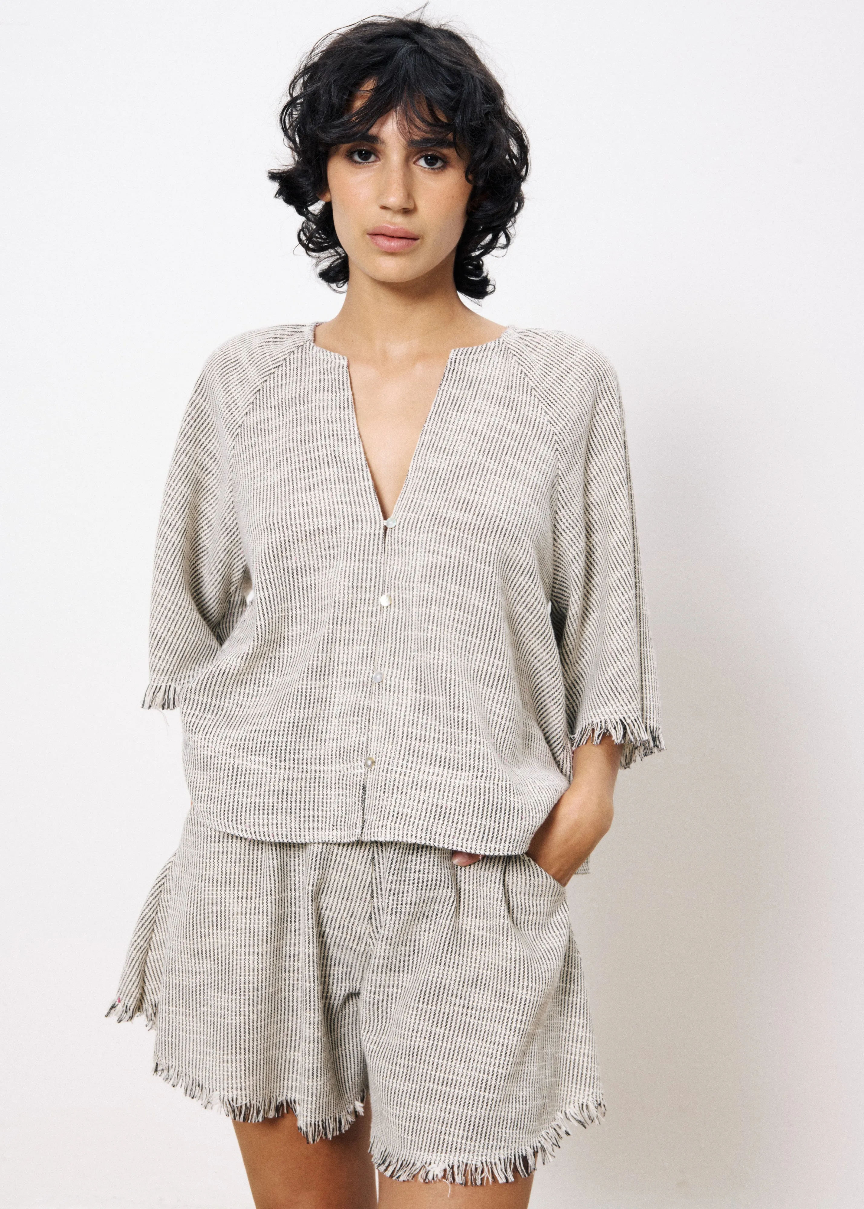 Short ANASTAZIA Noir sold by FRNCH product image thumbnail 4