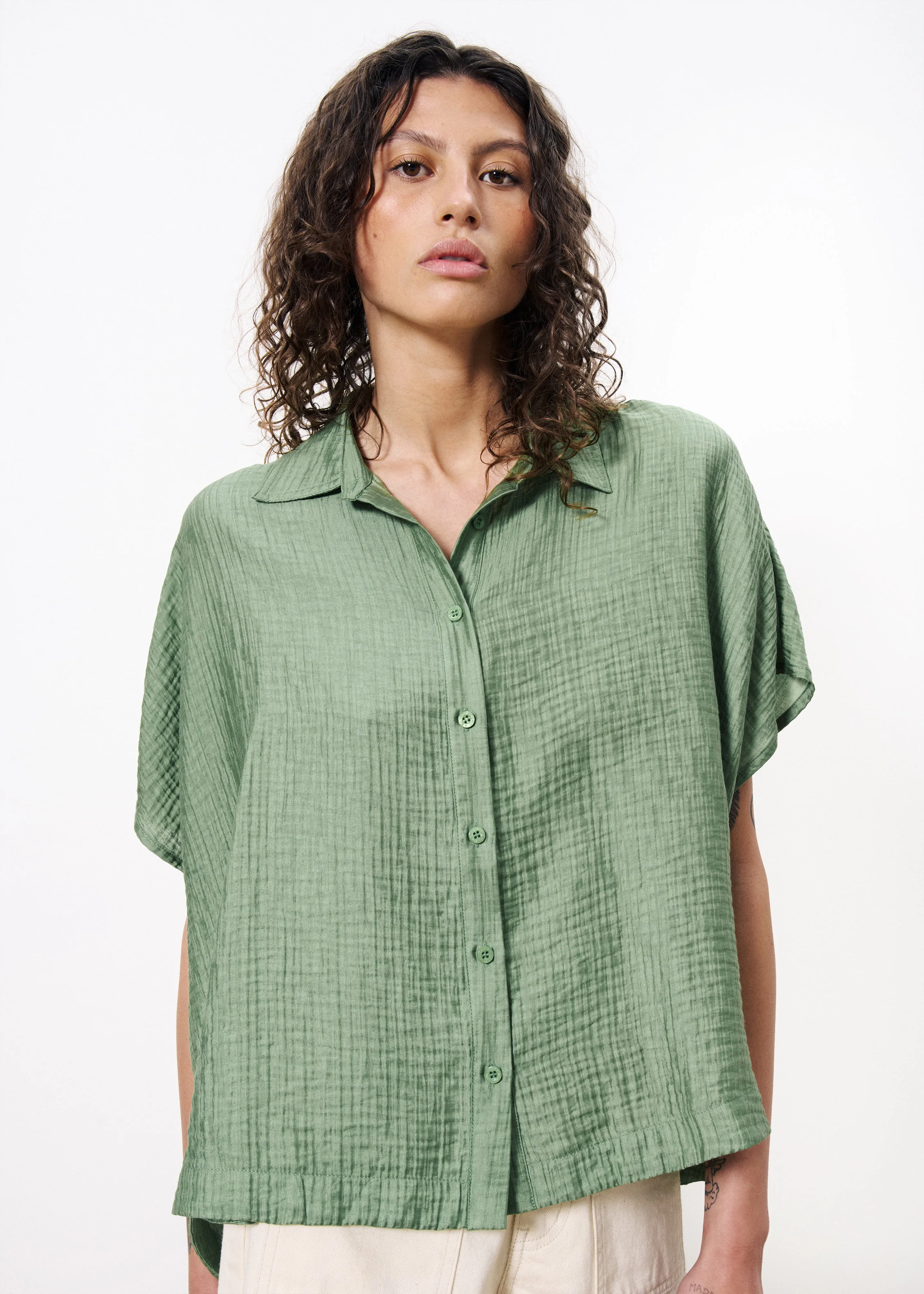 Chemise ABIBA Vert sold by FRNCH