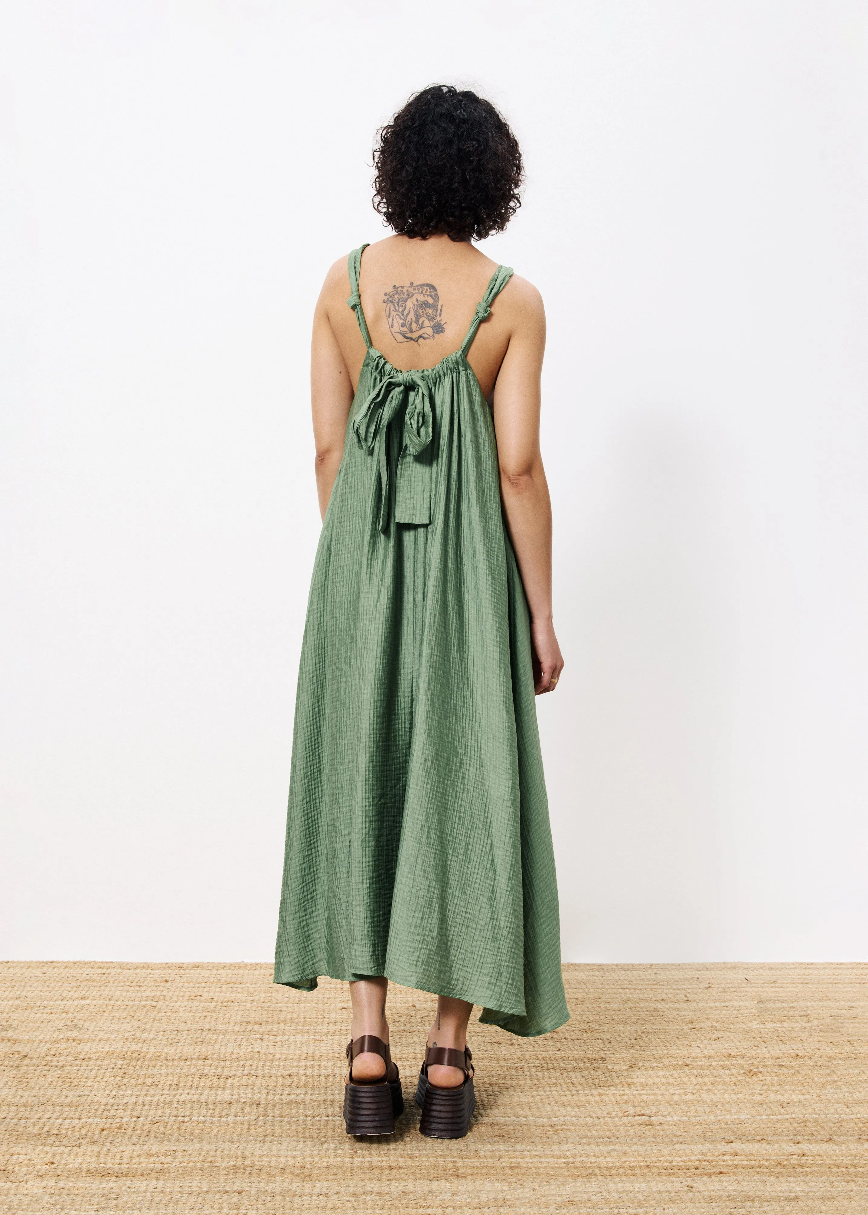 Robe LAURIA Vert sold by FRNCH product image thumbnail 3
