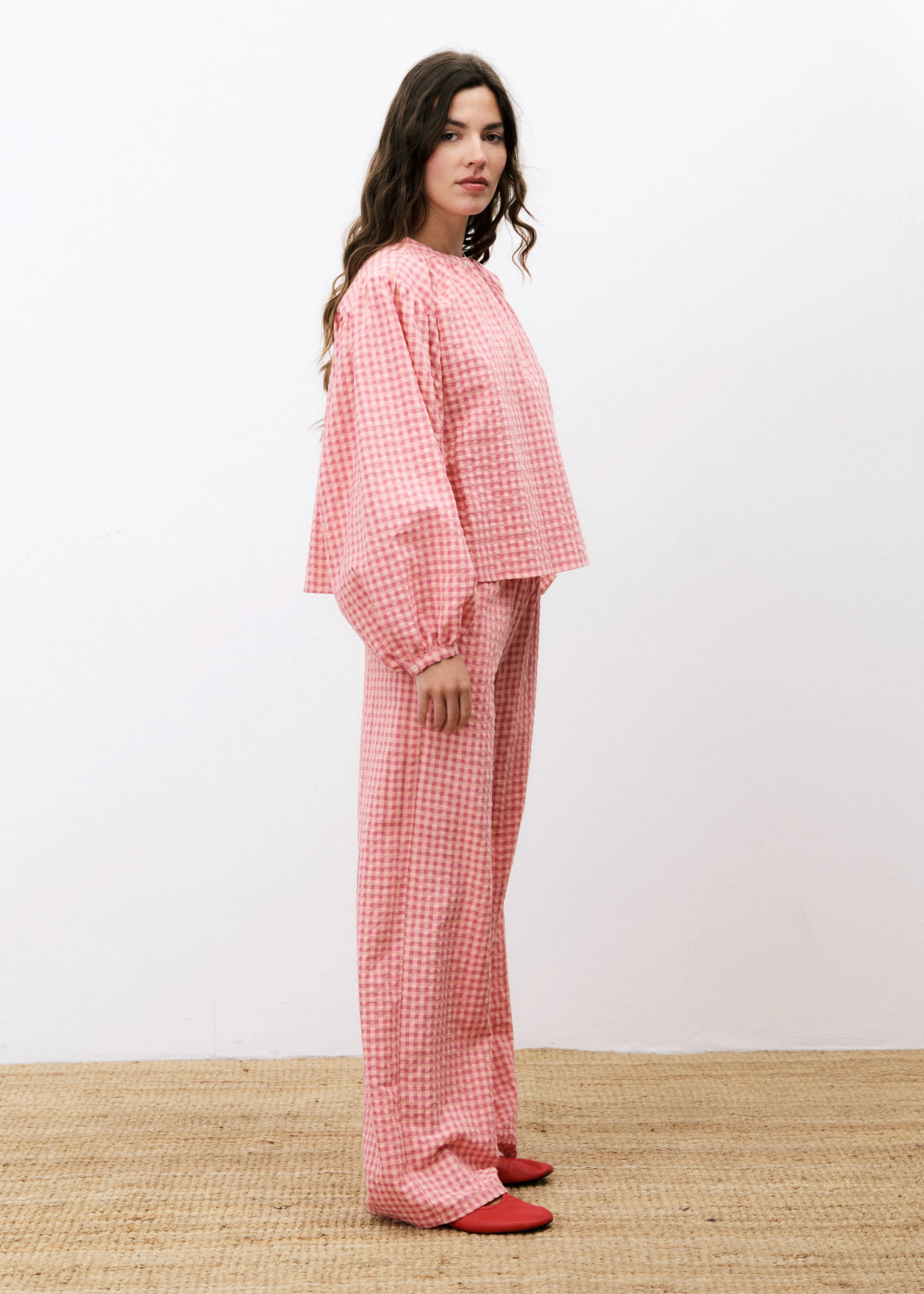 Blouse NOURA Rose sold by FRNCH product image thumbnail 3