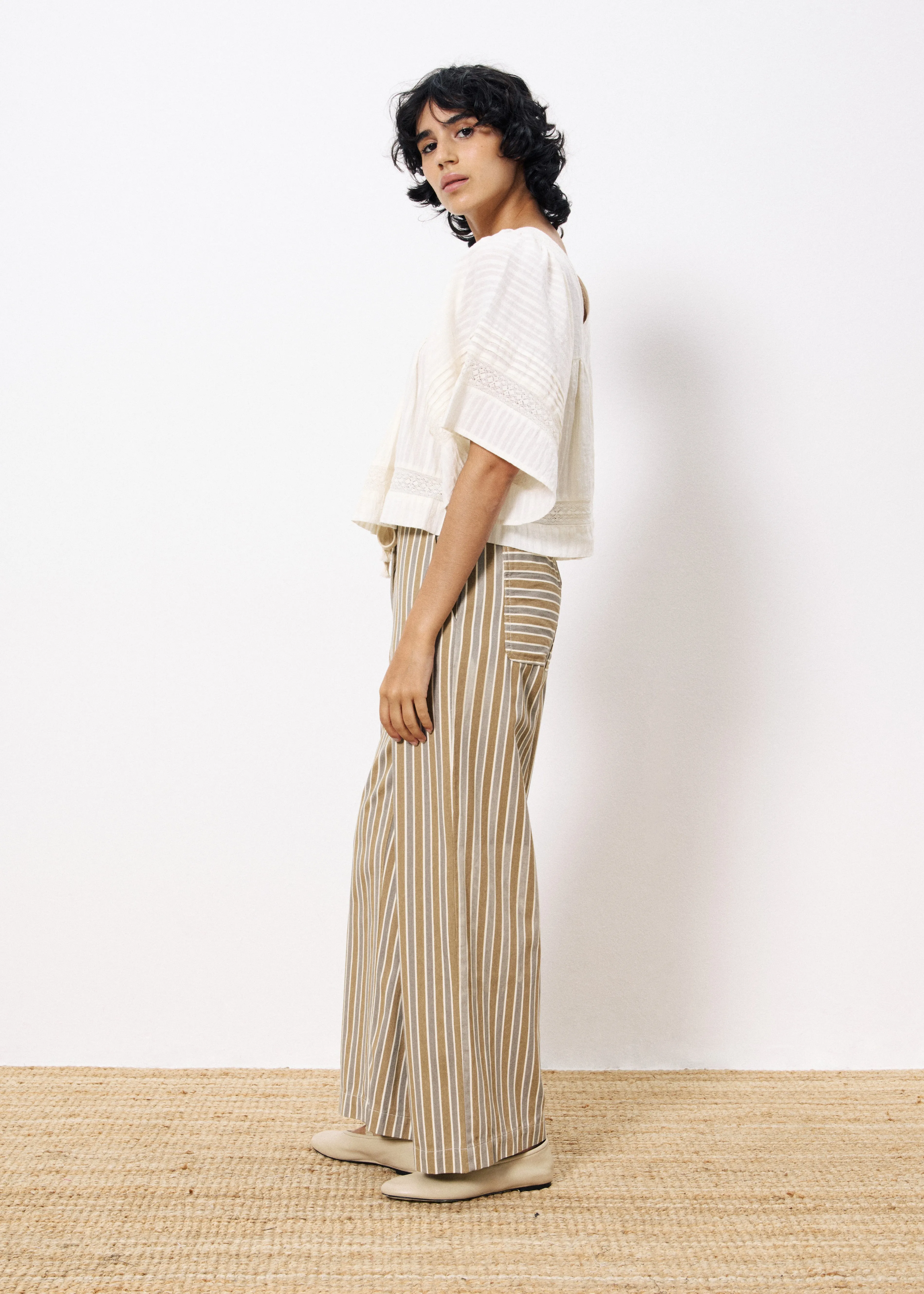 Blouse PATRICIE Creme sold by FRNCH product image thumbnail 2