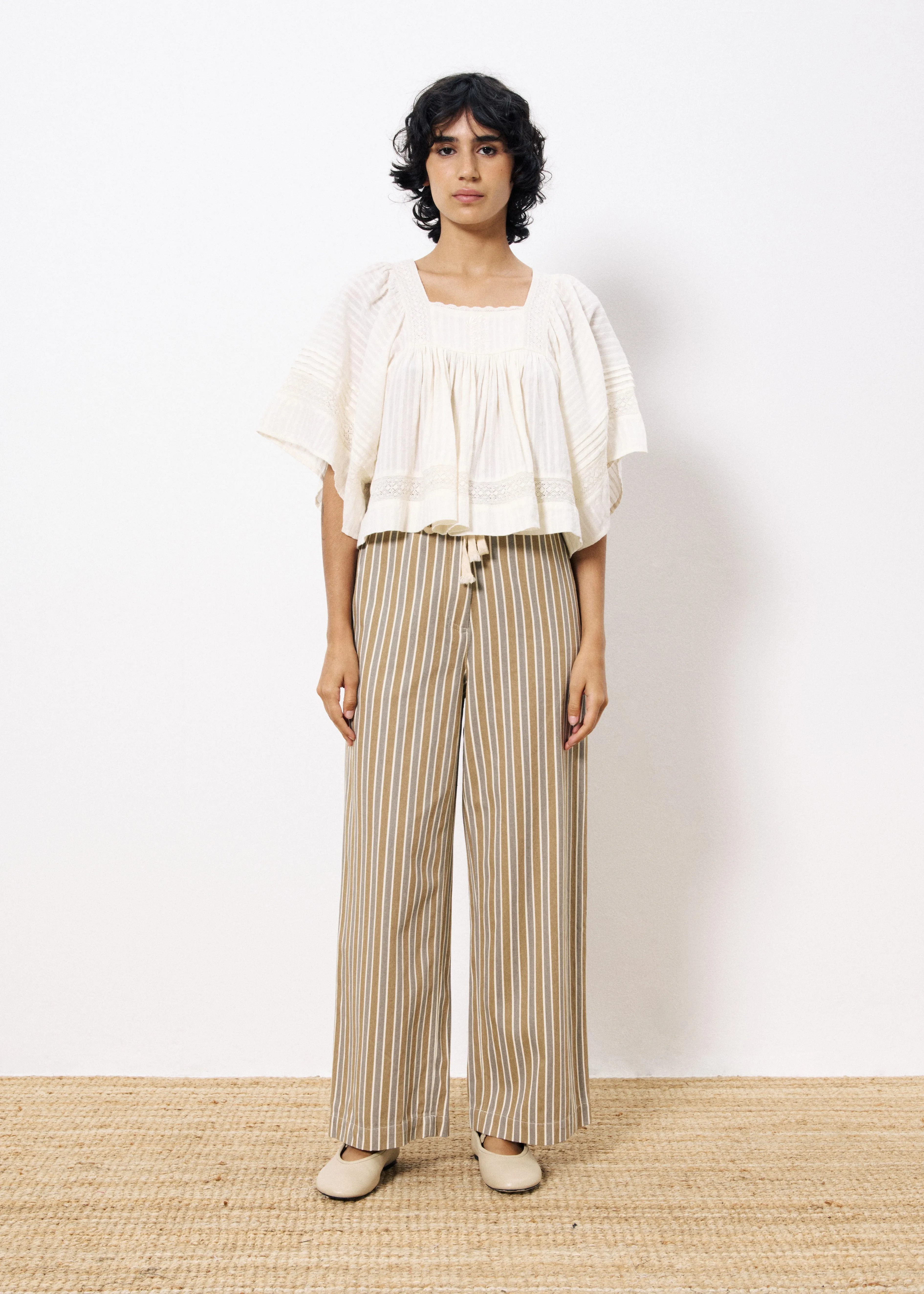 Blouse PATRICIE Creme sold by FRNCH