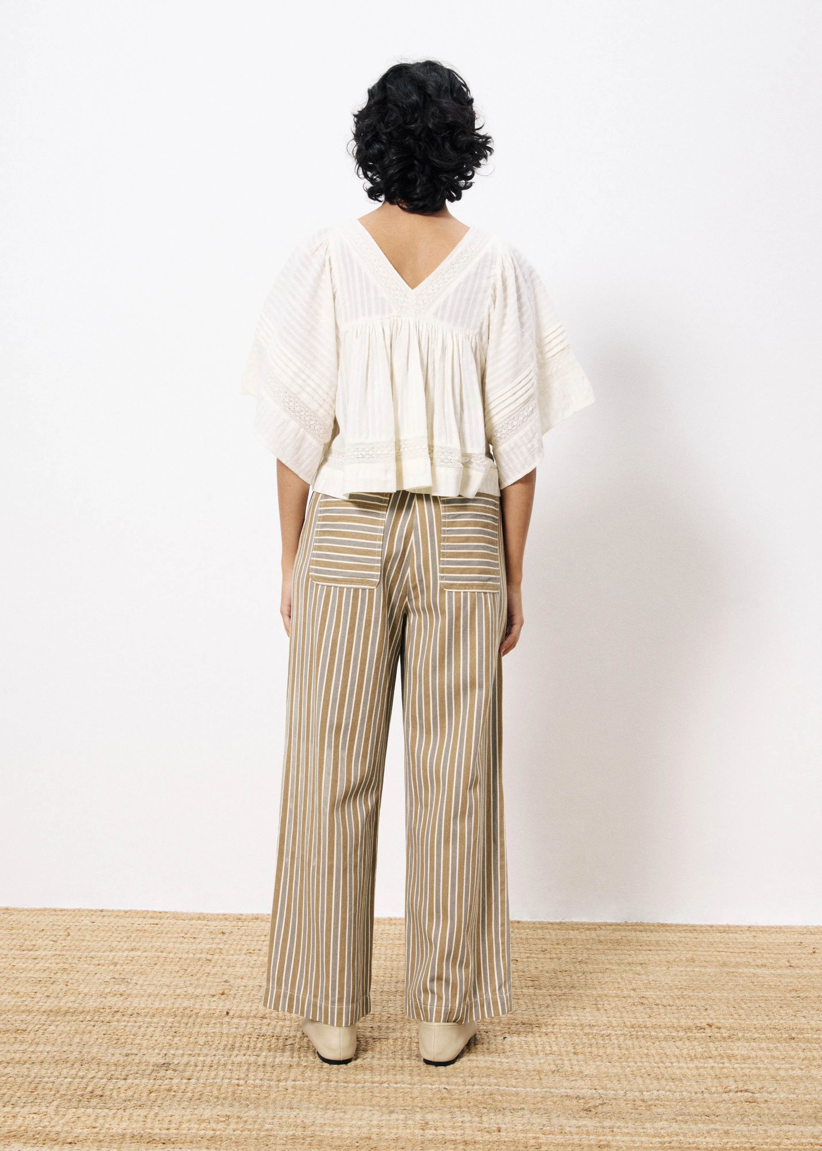 Blouse PATRICIE Creme sold by FRNCH product image thumbnail 3