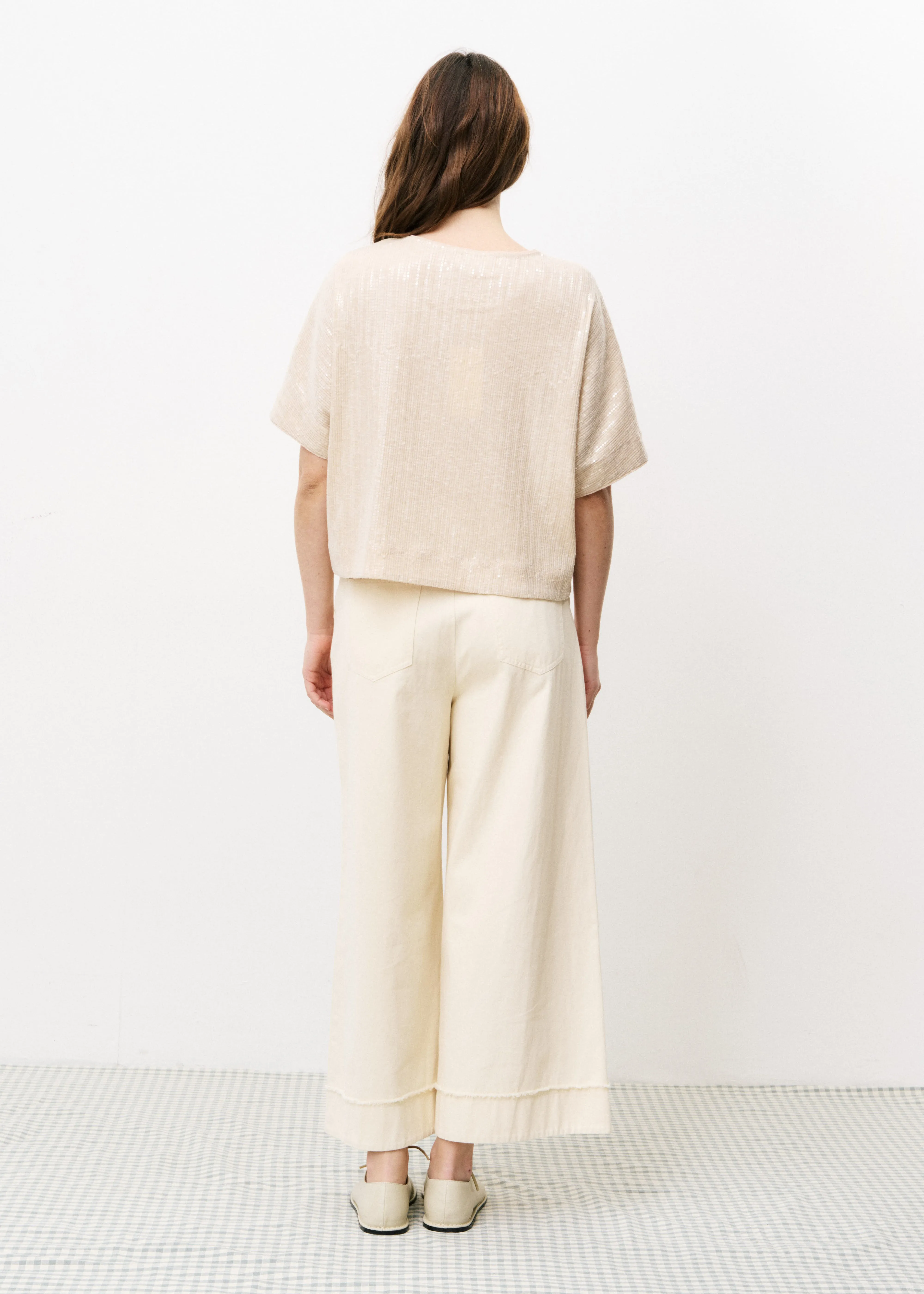 Top NAINA Beige sold by FRNCH product image thumbnail 4