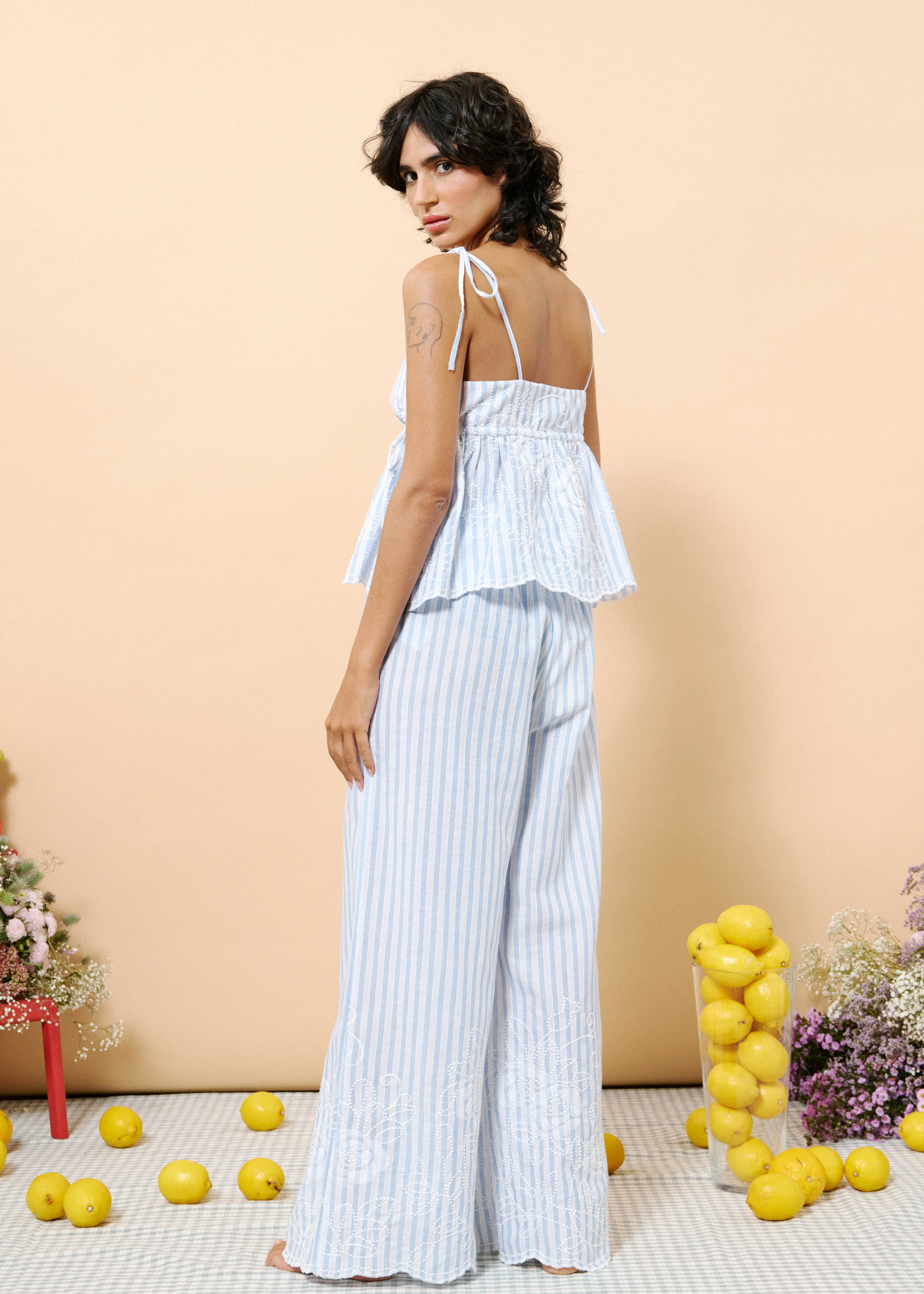 Top CORENTINE Light Blue sold by FRNCH product image thumbnail 3