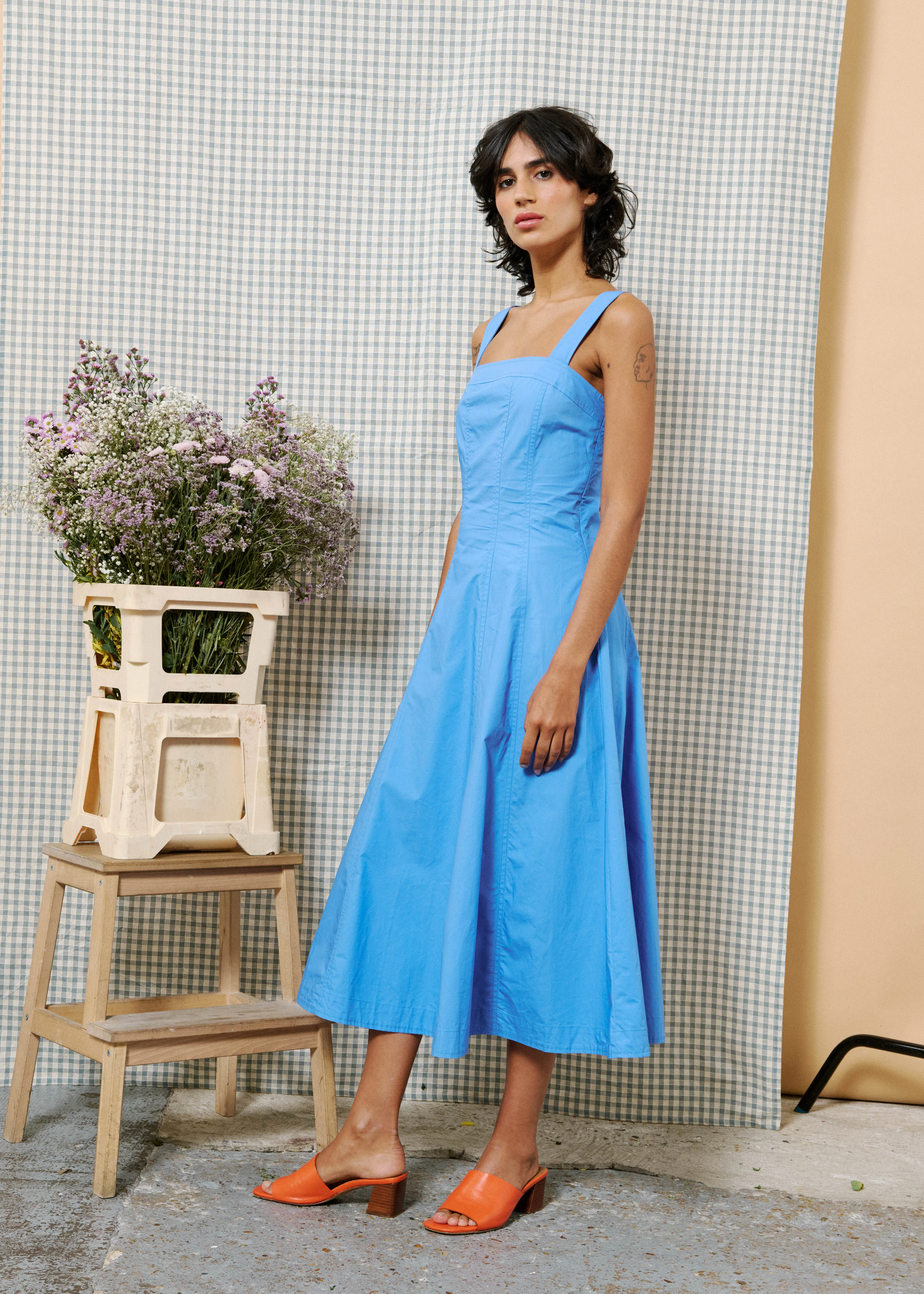 Dress ALFREDA Lavender Blue sold by FRNCH product image thumbnail 2