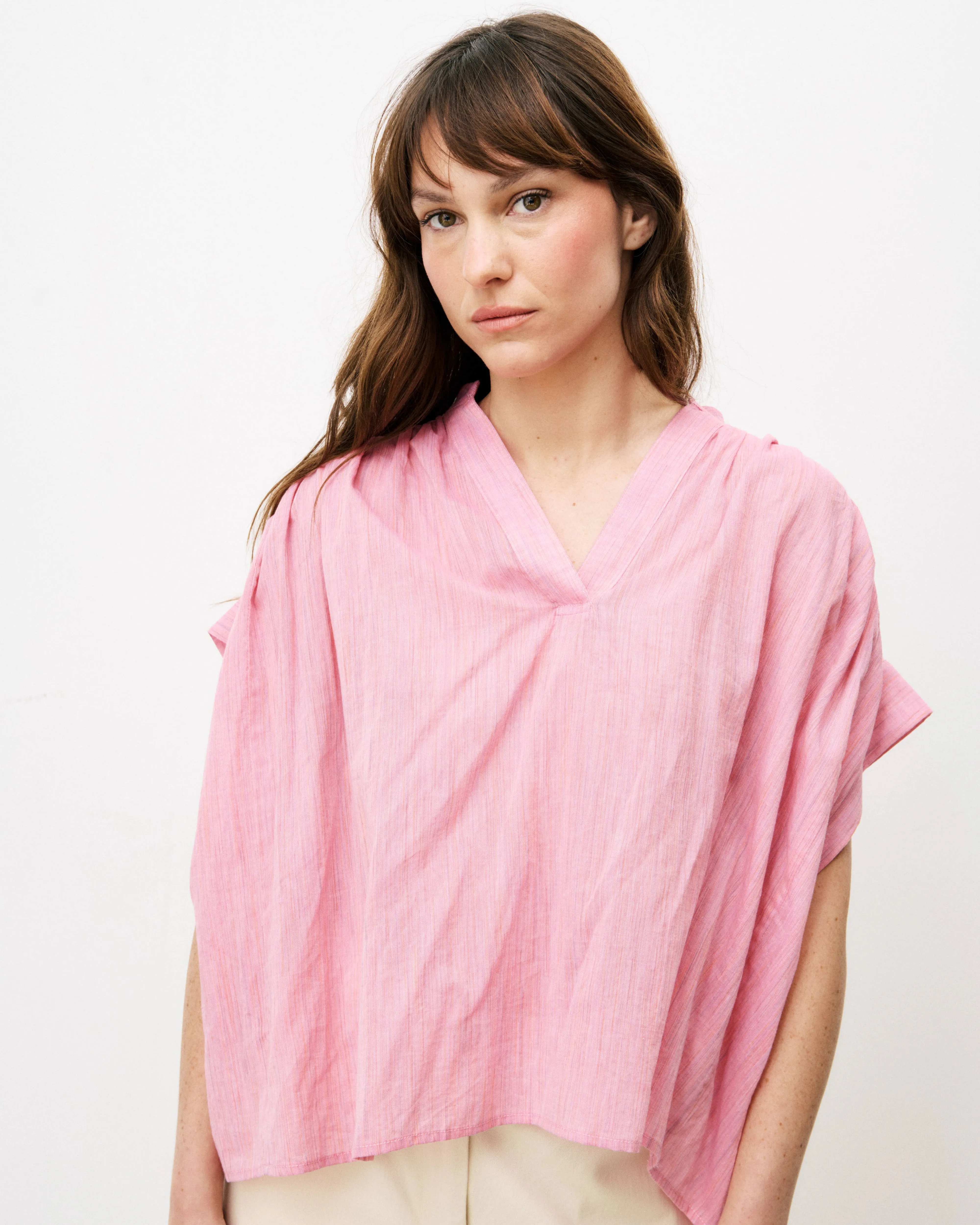 Blouse CAROLYNE Pink sold by FRNCH product image thumbnail 4