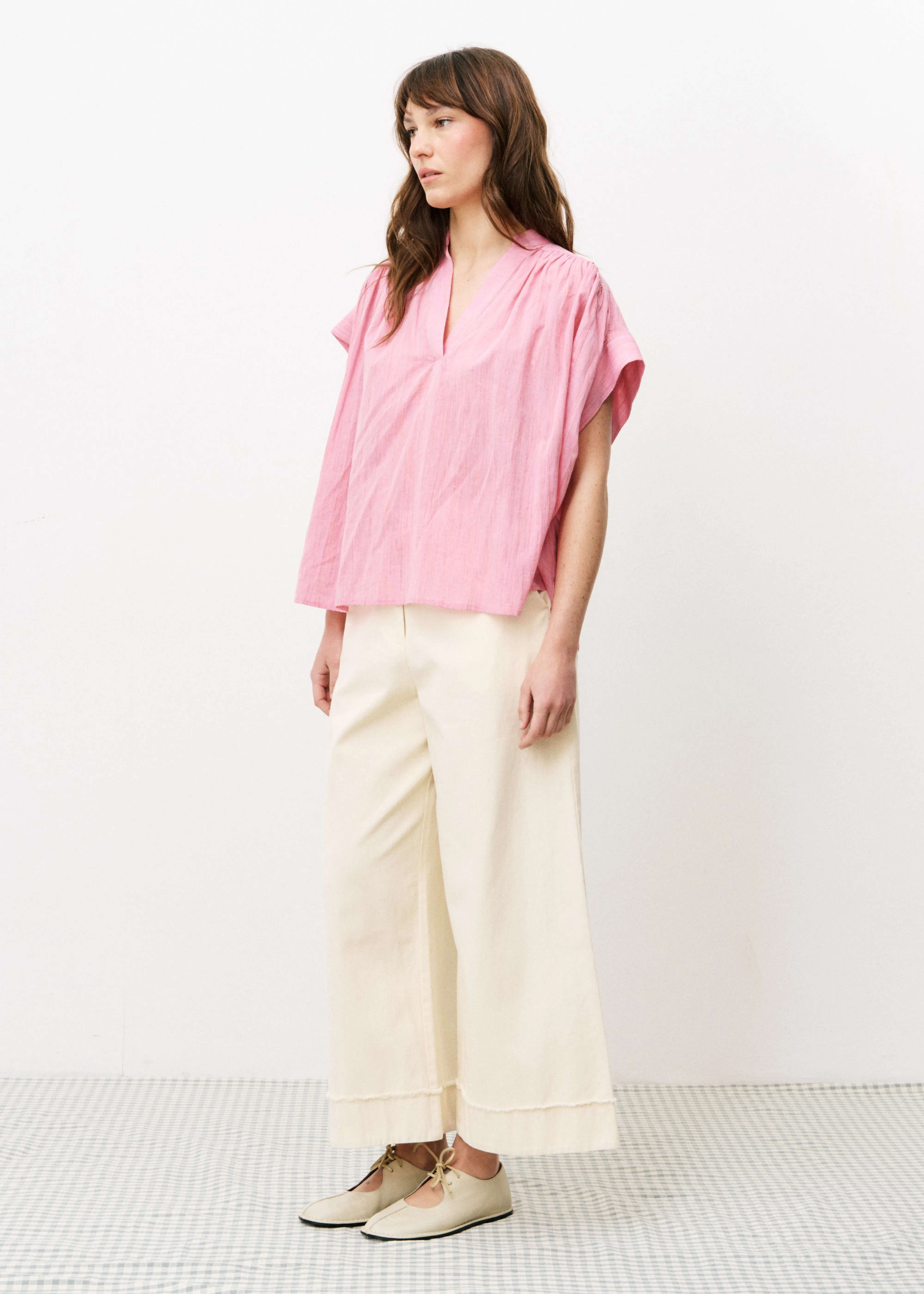 Blouse CAROLYNE Pink sold by FRNCH product image thumbnail 2