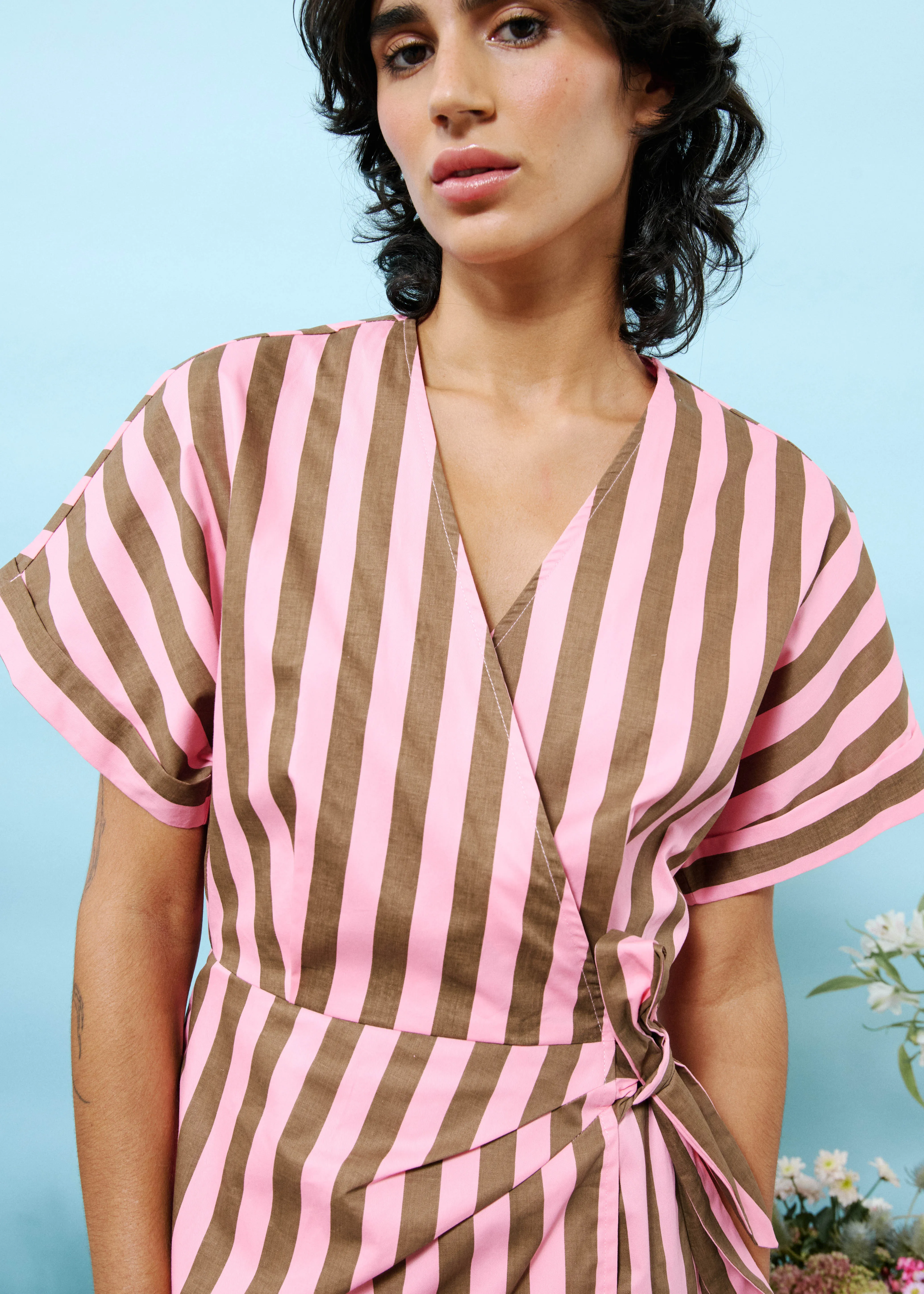 Dress NIVETHA Pink sold by FRNCH product image thumbnail 4