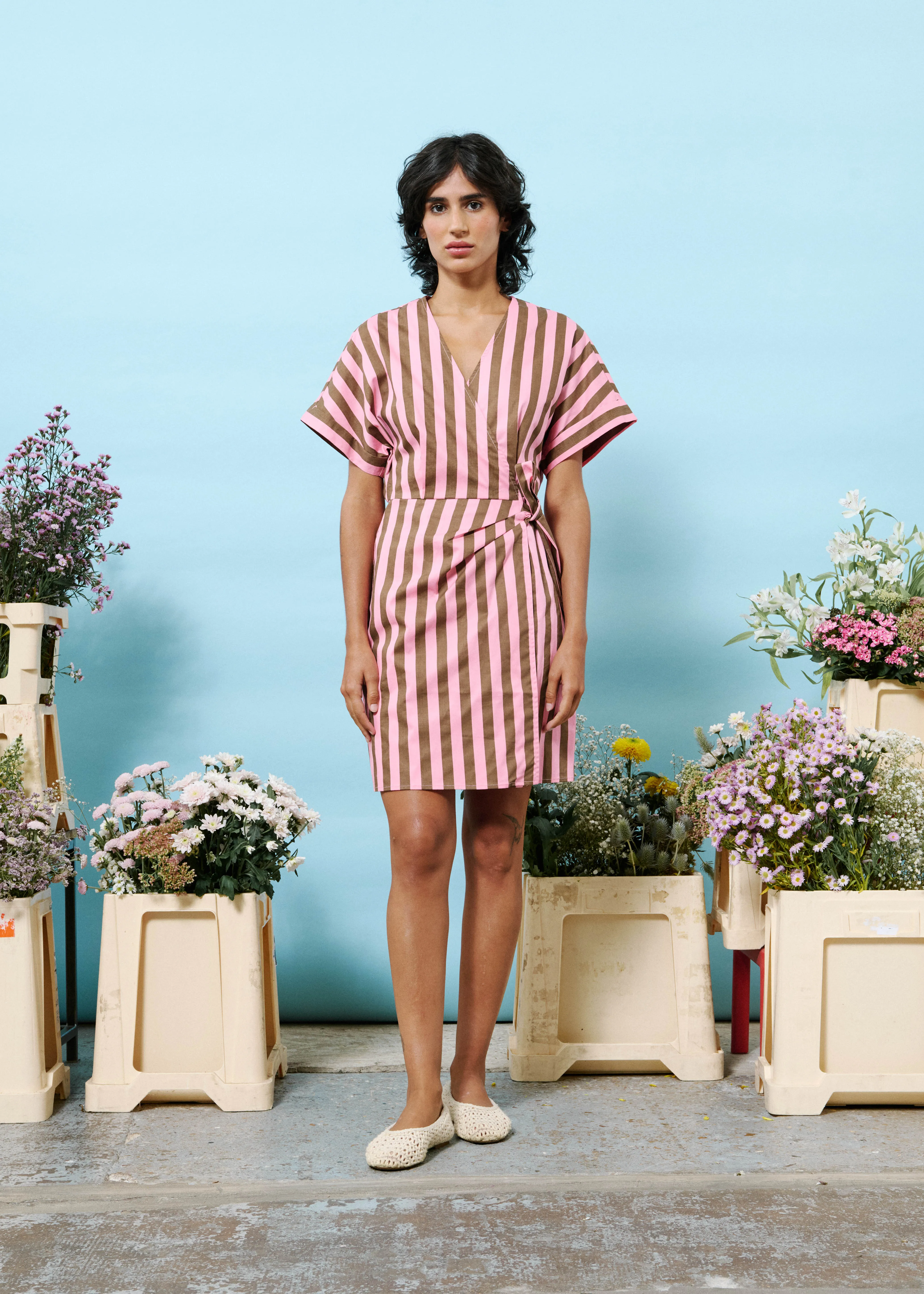 Dress NIVETHA Pink sold by FRNCH