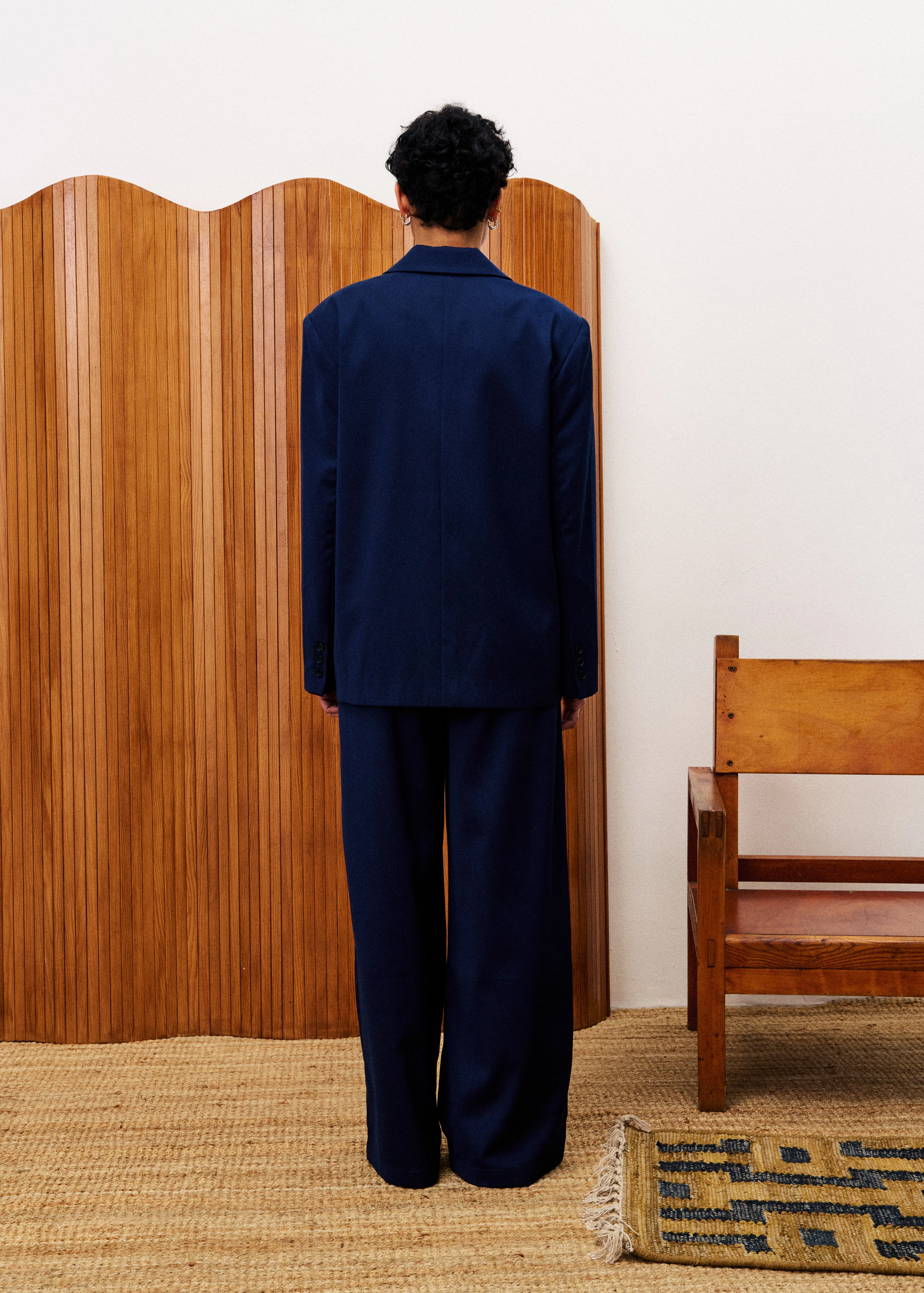 Blazer BERLIOZ Bleu nuit sold by FRNCH product image thumbnail 3