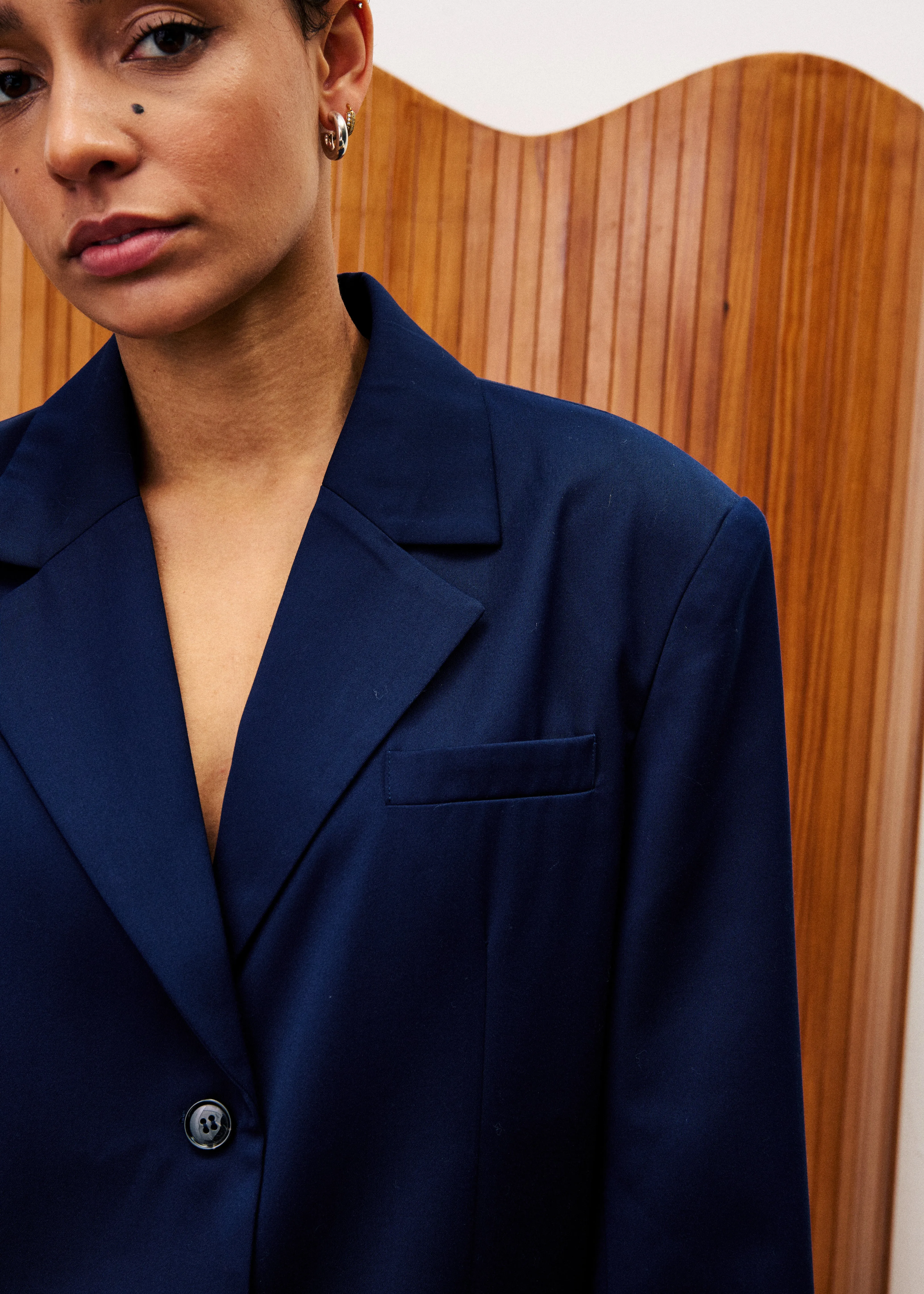 Blazer BERLIOZ Bleu nuit sold by FRNCH product image thumbnail 4