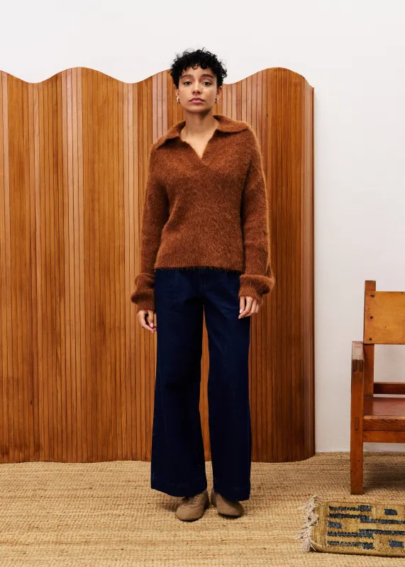 Polo JOSSE Marron glace sold by FRNCH