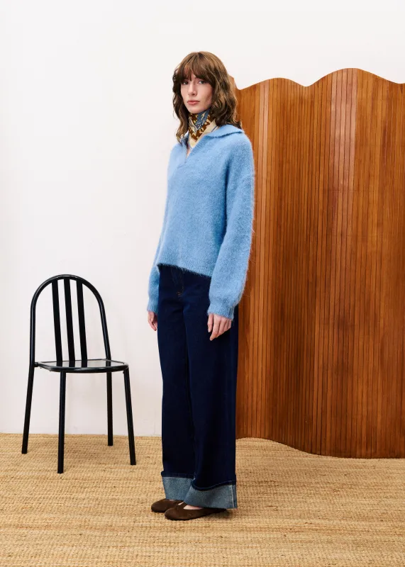 Polo JOSSE Bleu jean sold by FRNCH