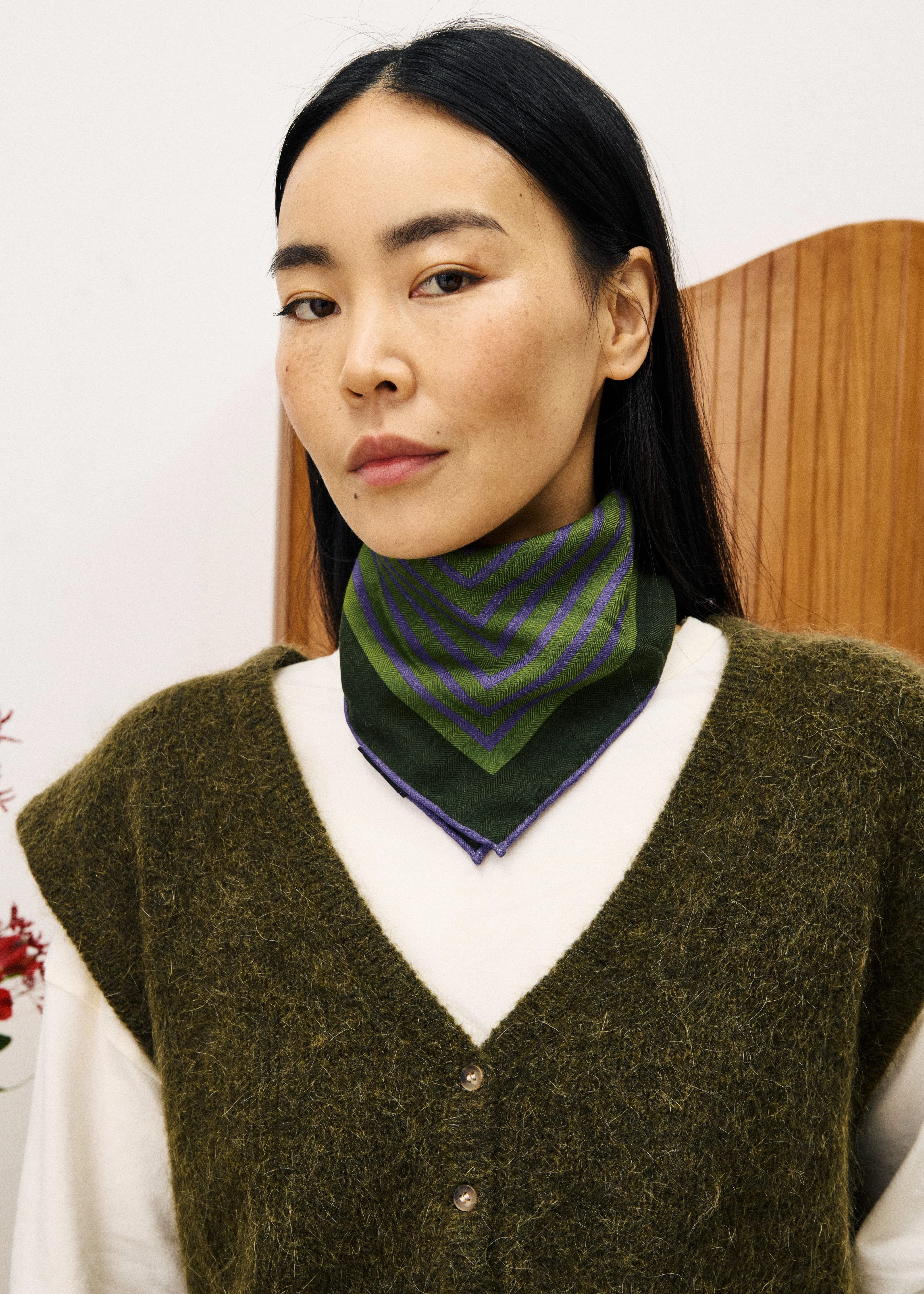 Cardigan KUKICHA Kaki sold by FRNCH product image thumbnail 4