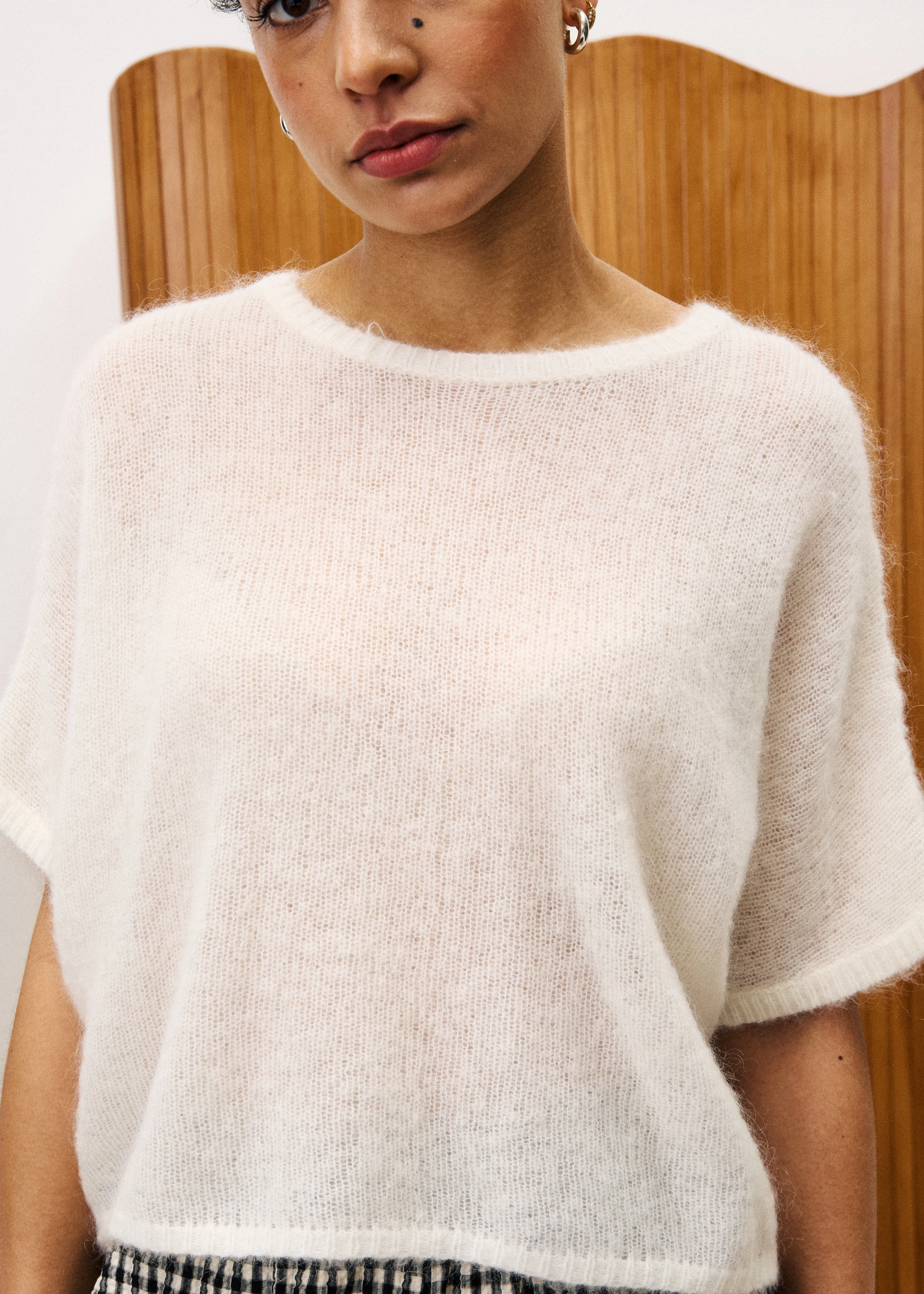 Pull DIAMOND Blanc sold by FRNCH product image thumbnail 4