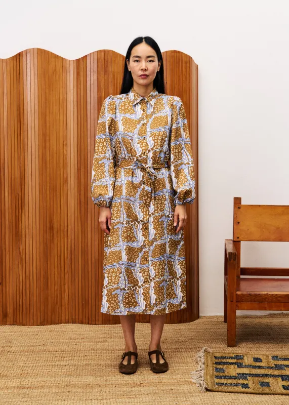 Robe BENGAL Leo ocre sold by FRNCH