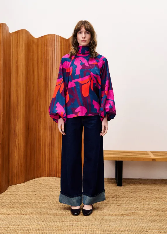 Blouse MISTIGRI Geo flowers sold by FRNCH