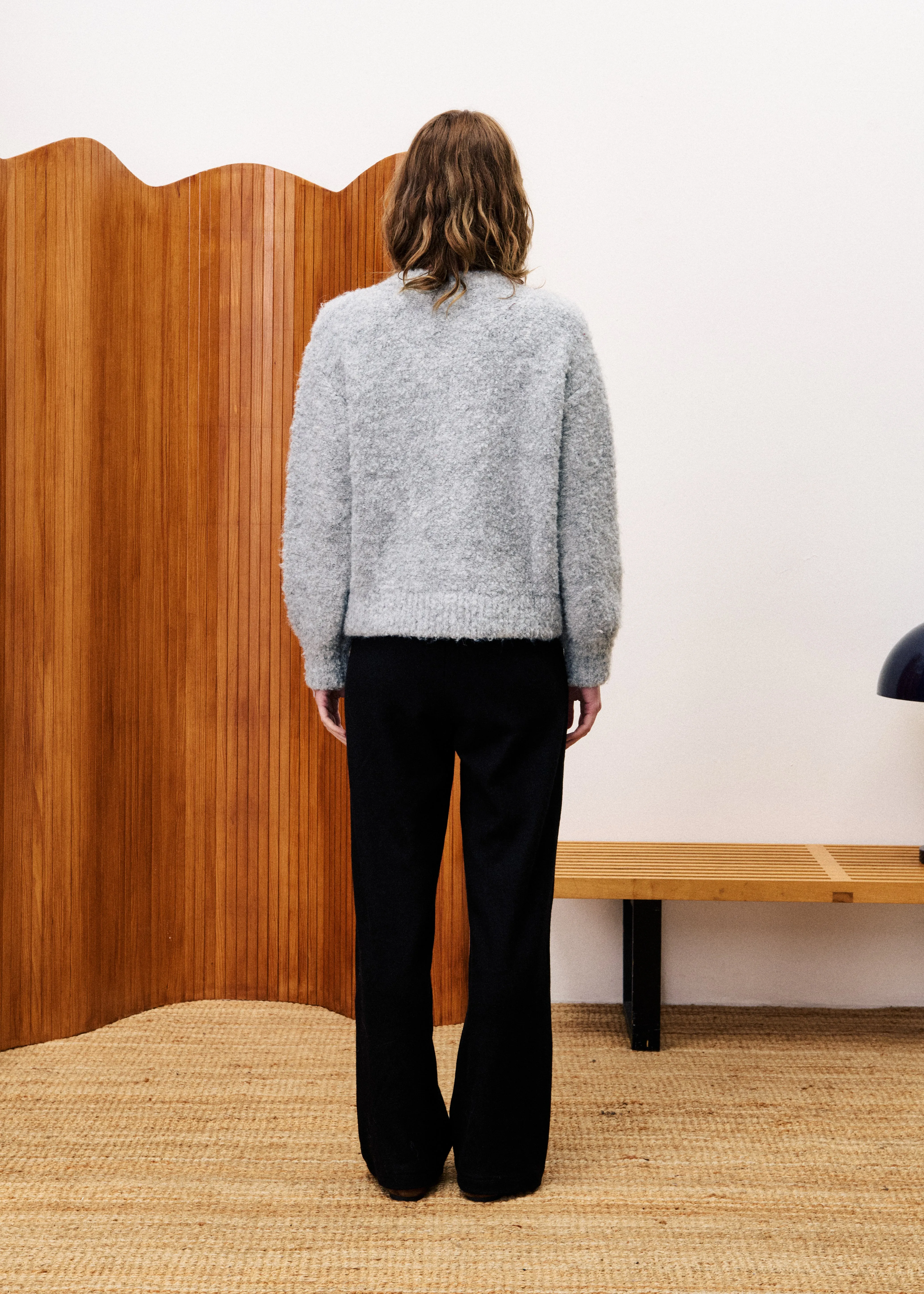 Cardigan SELKIRK Gris sold by FRNCH product image thumbnail 3