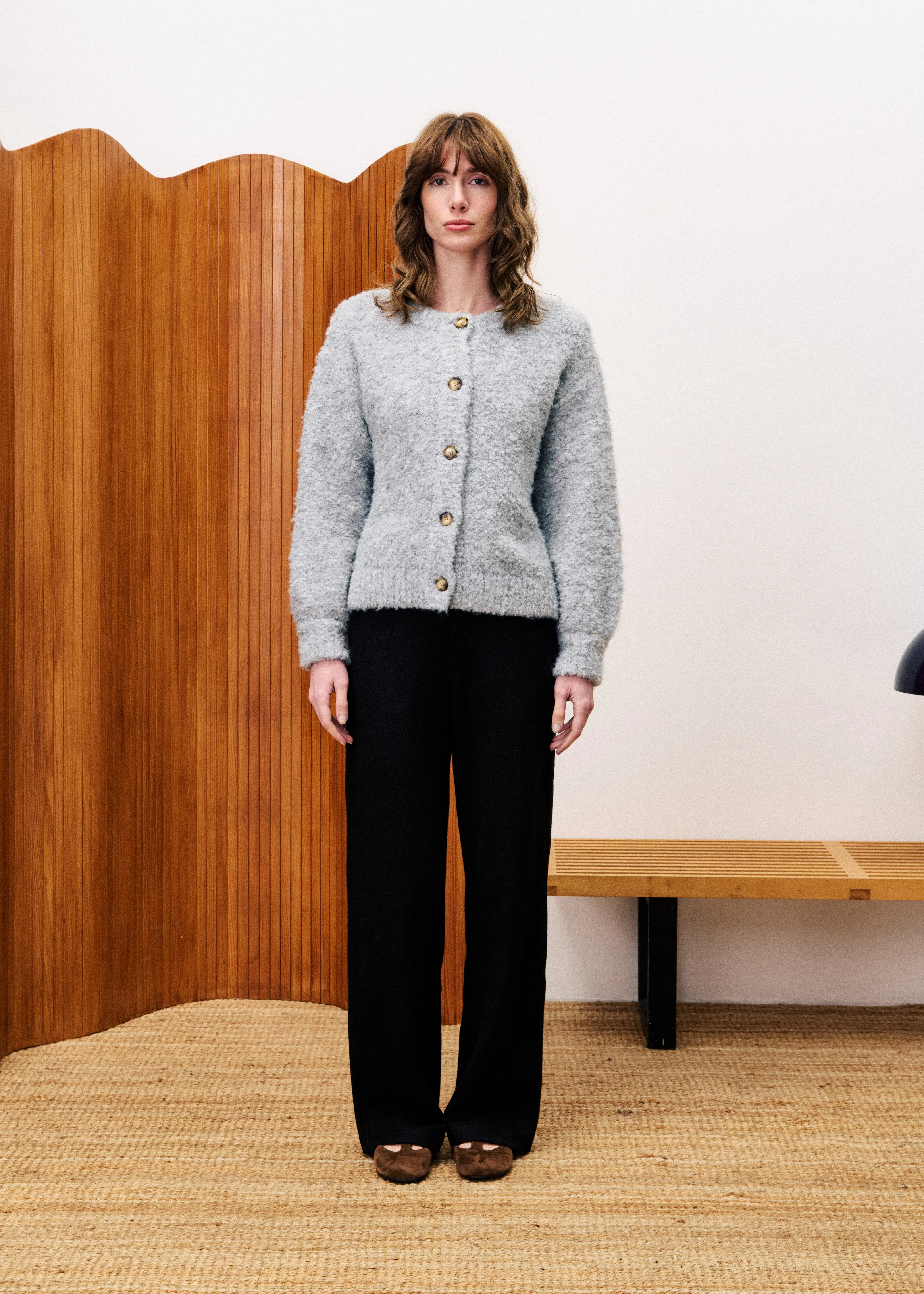 Cardigan SELKIRK Gris sold by FRNCH