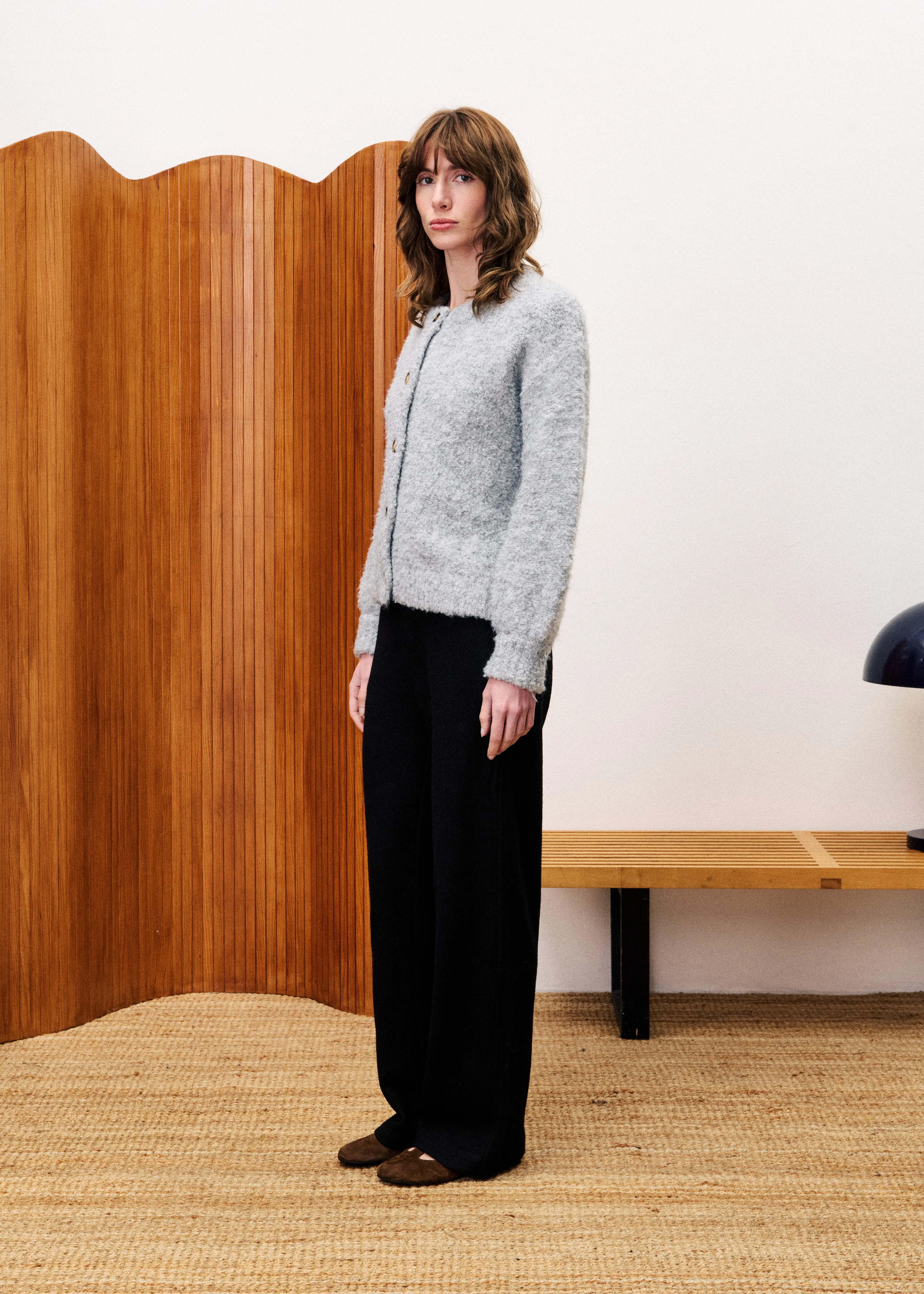 Cardigan SELKIRK Gris sold by FRNCH product image thumbnail 2