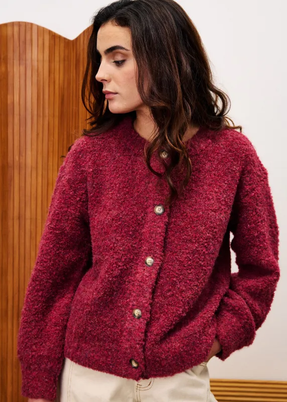 Cardigan SELKIRK Bordeaux sold by FRNCH