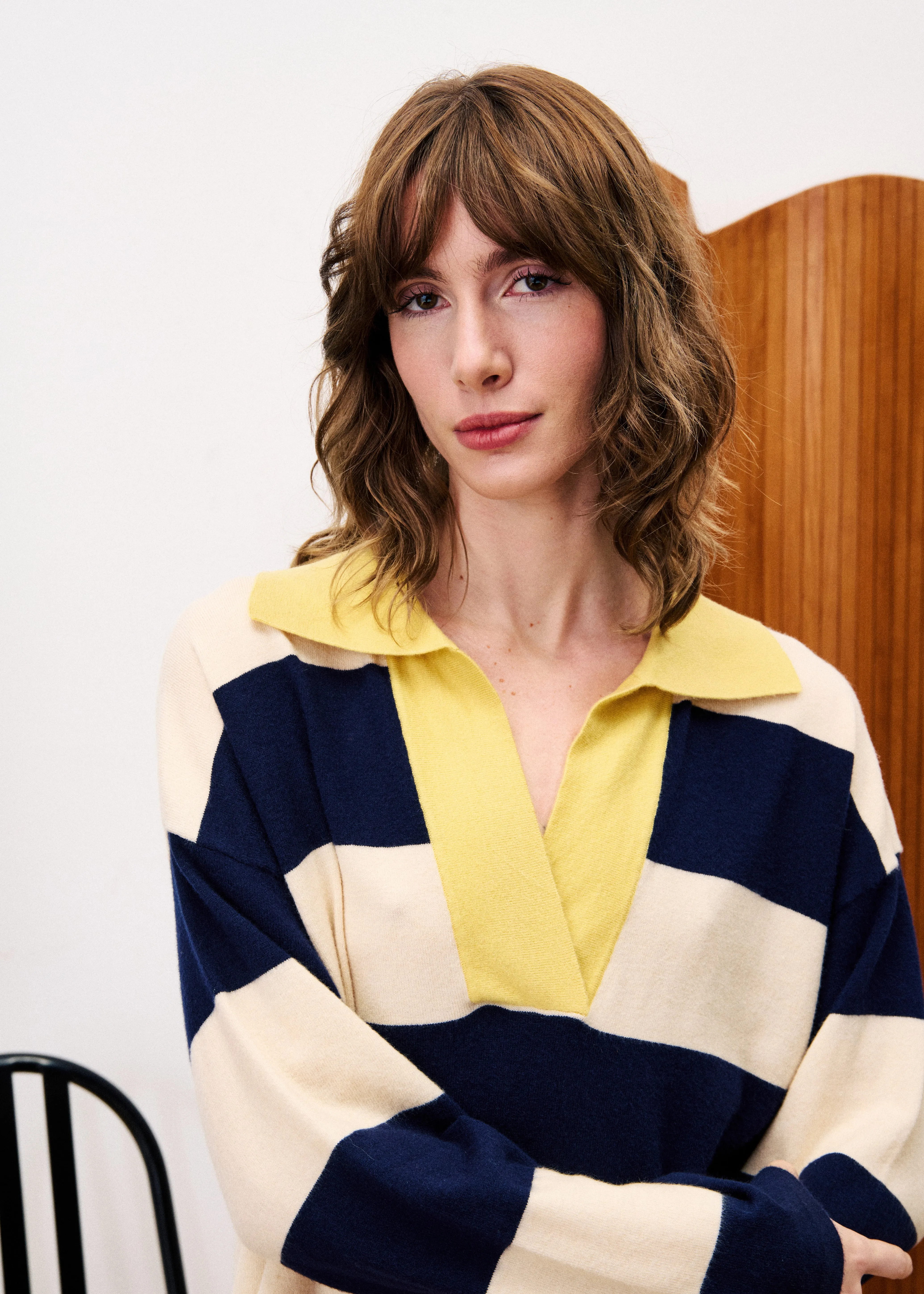 Pull COLCHIQUE Bleu marine sold by FRNCH product image thumbnail 4