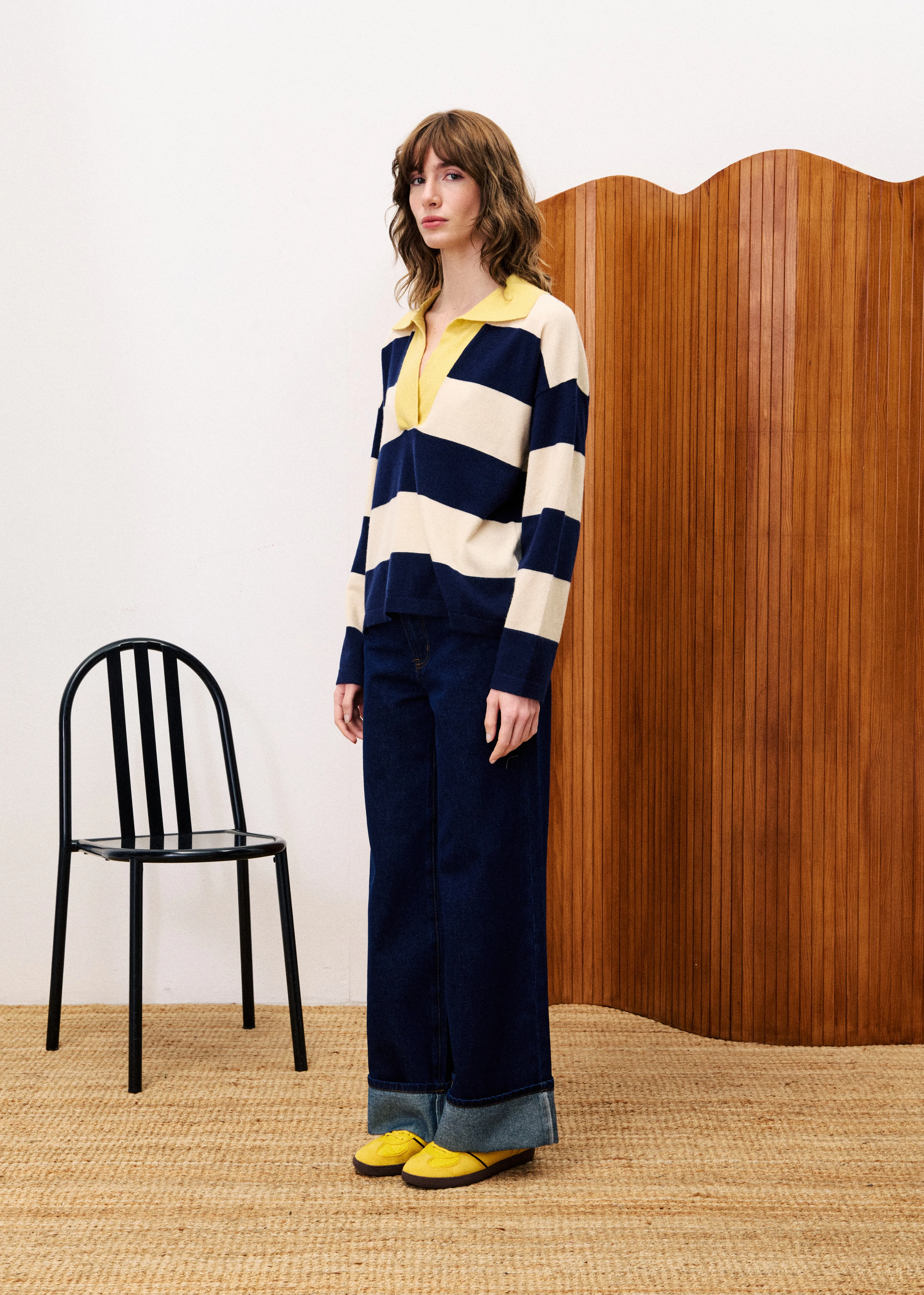 Pull COLCHIQUE Bleu marine sold by FRNCH product image thumbnail 2