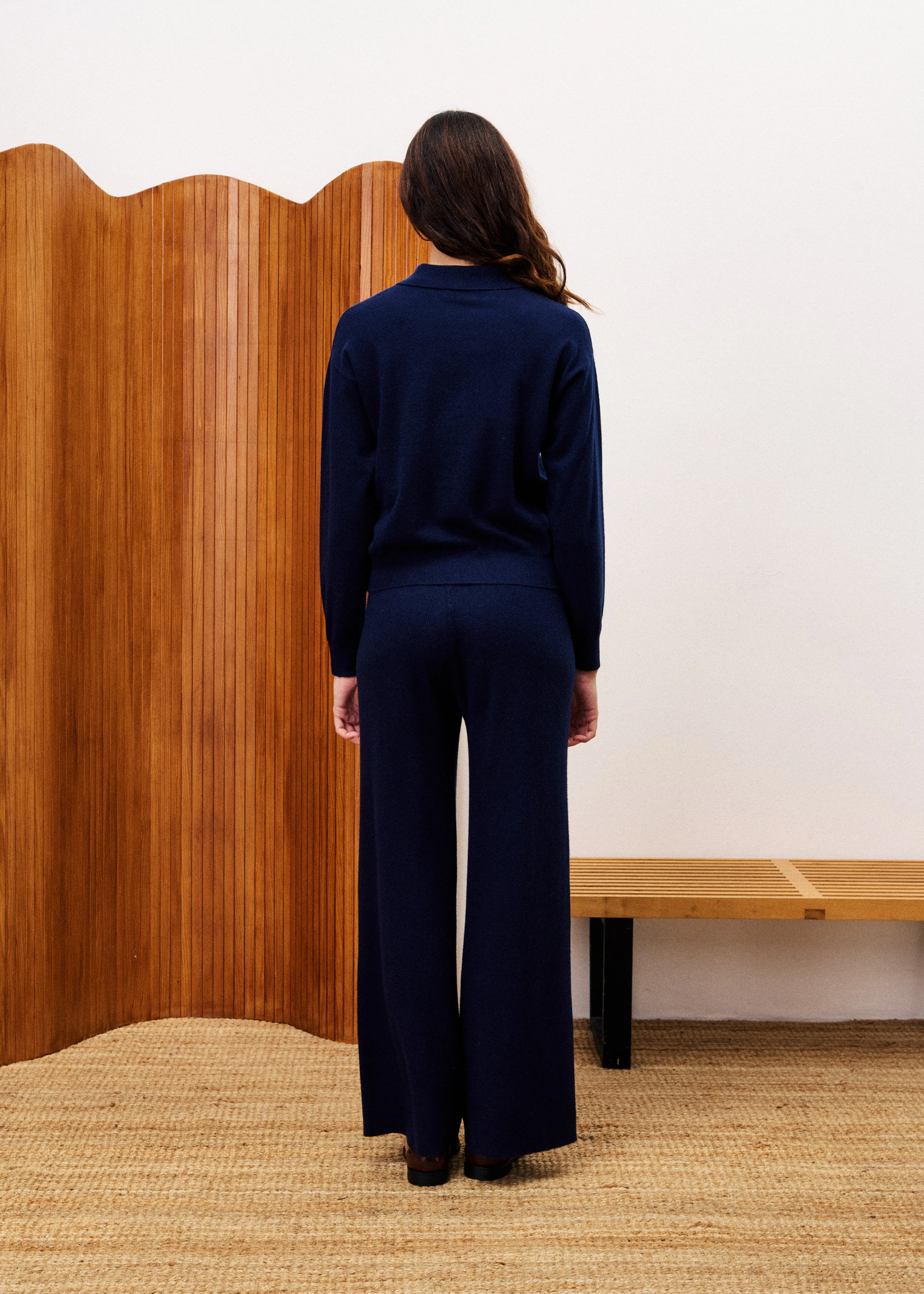 Pull CHEDID Bleu marine sold by FRNCH product image thumbnail 4