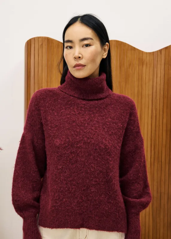 Pull ANGELONIA Bordeaux sold by FRNCH