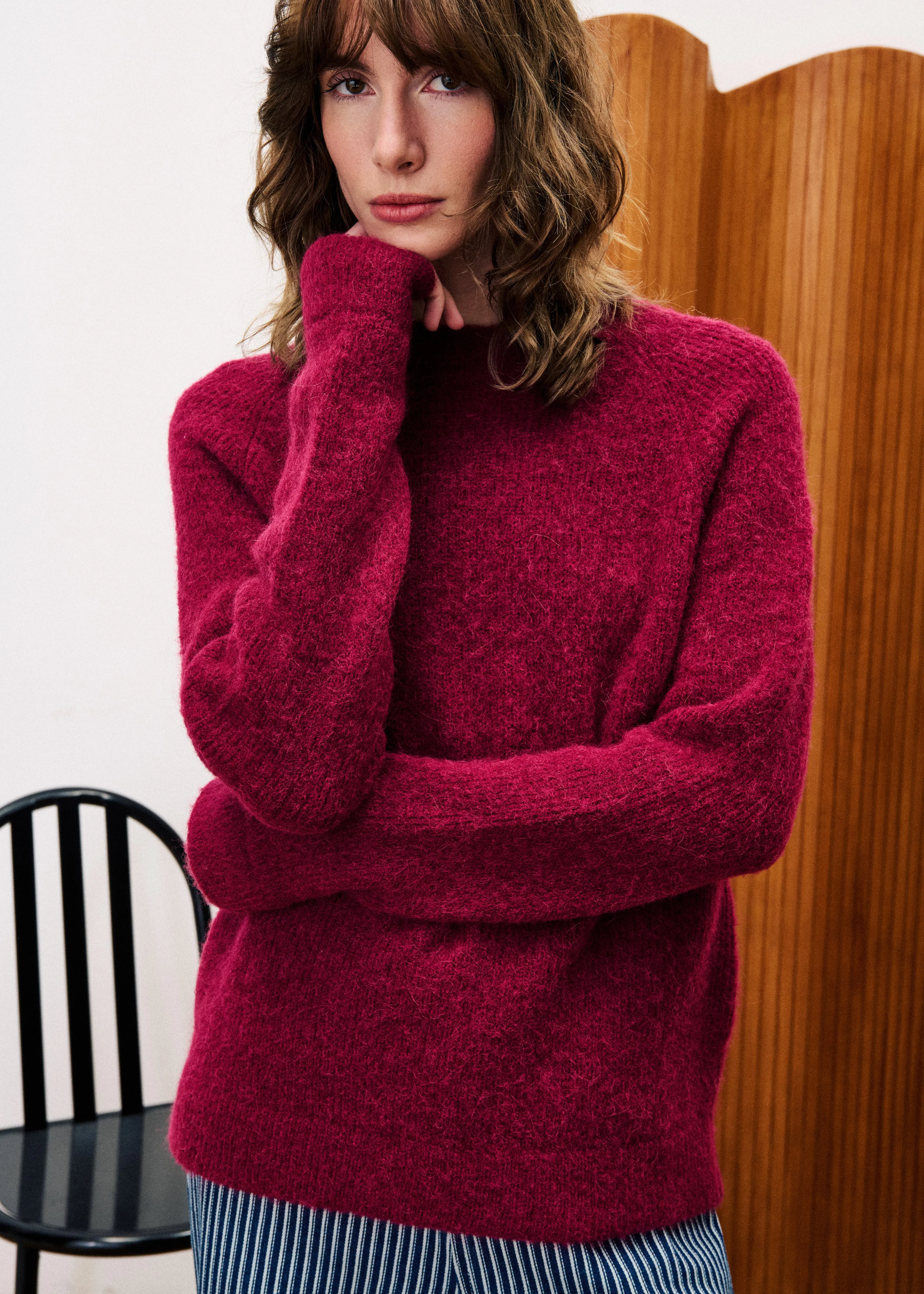 Pull FIGARO Bordeaux sold by FRNCH product image thumbnail 4