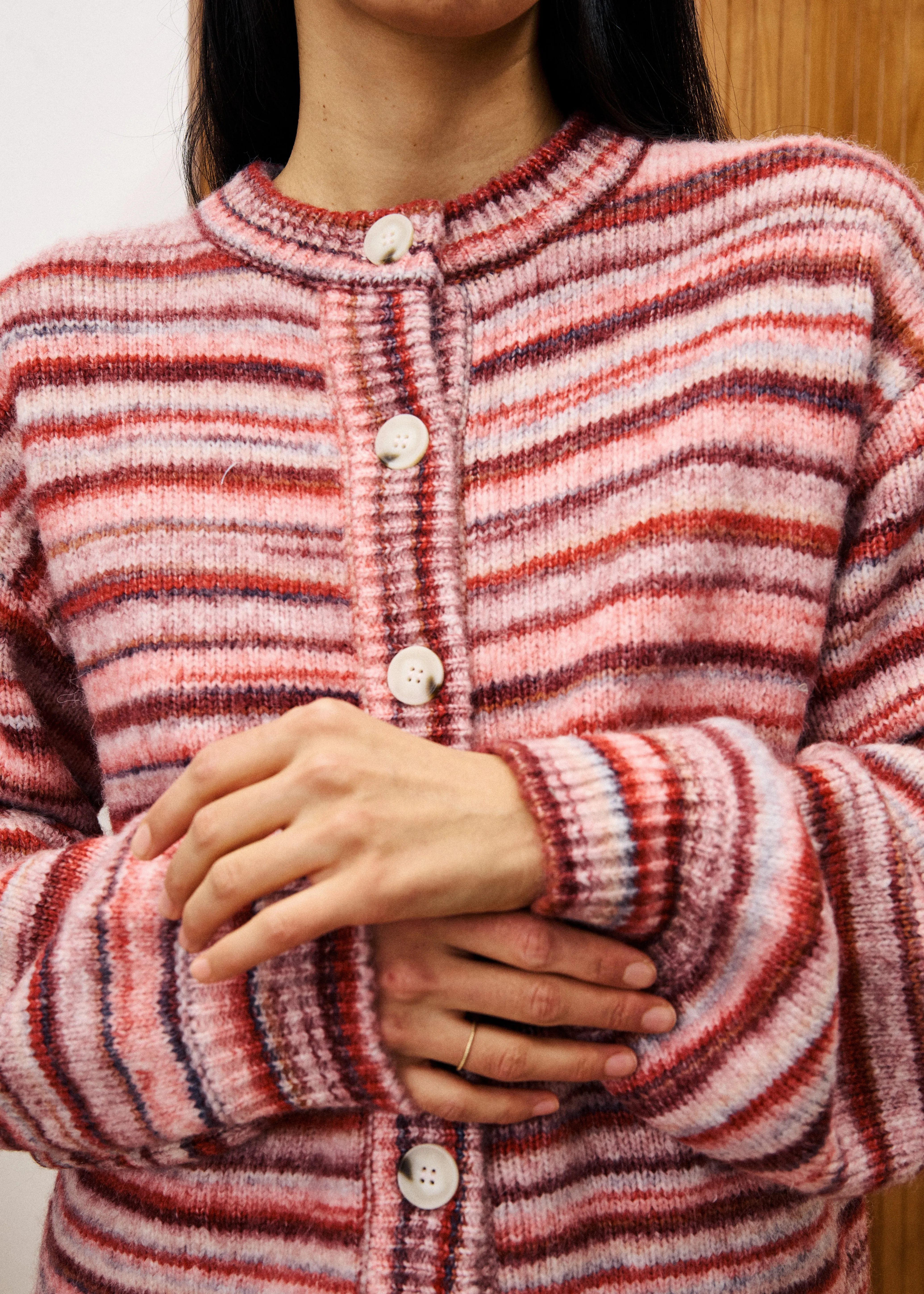 Cardigan CHAUSIE Bordeaux sold by FRNCH product image thumbnail 4