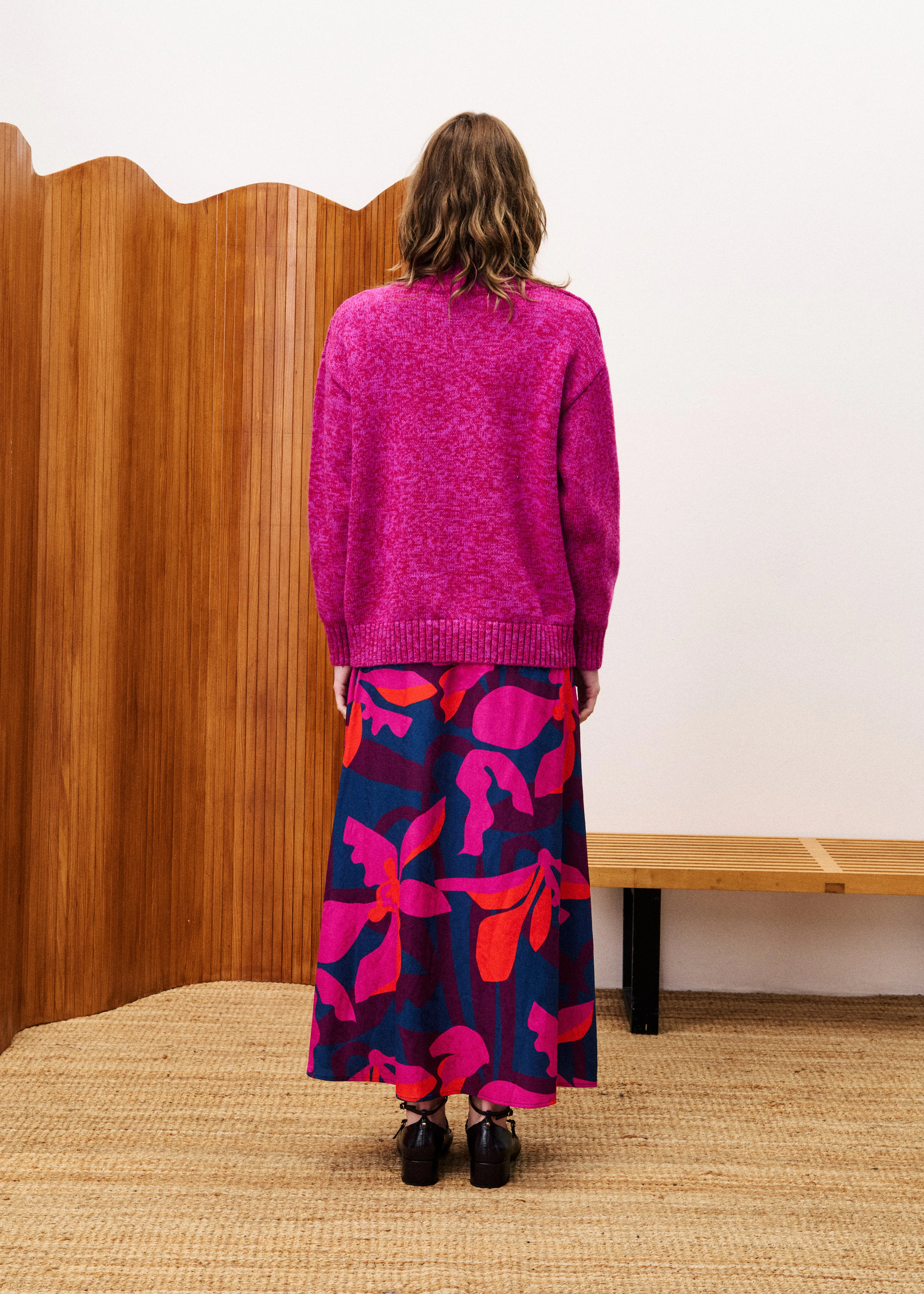 Pull PERREIN Fuchsia sold by FRNCH product image thumbnail 3