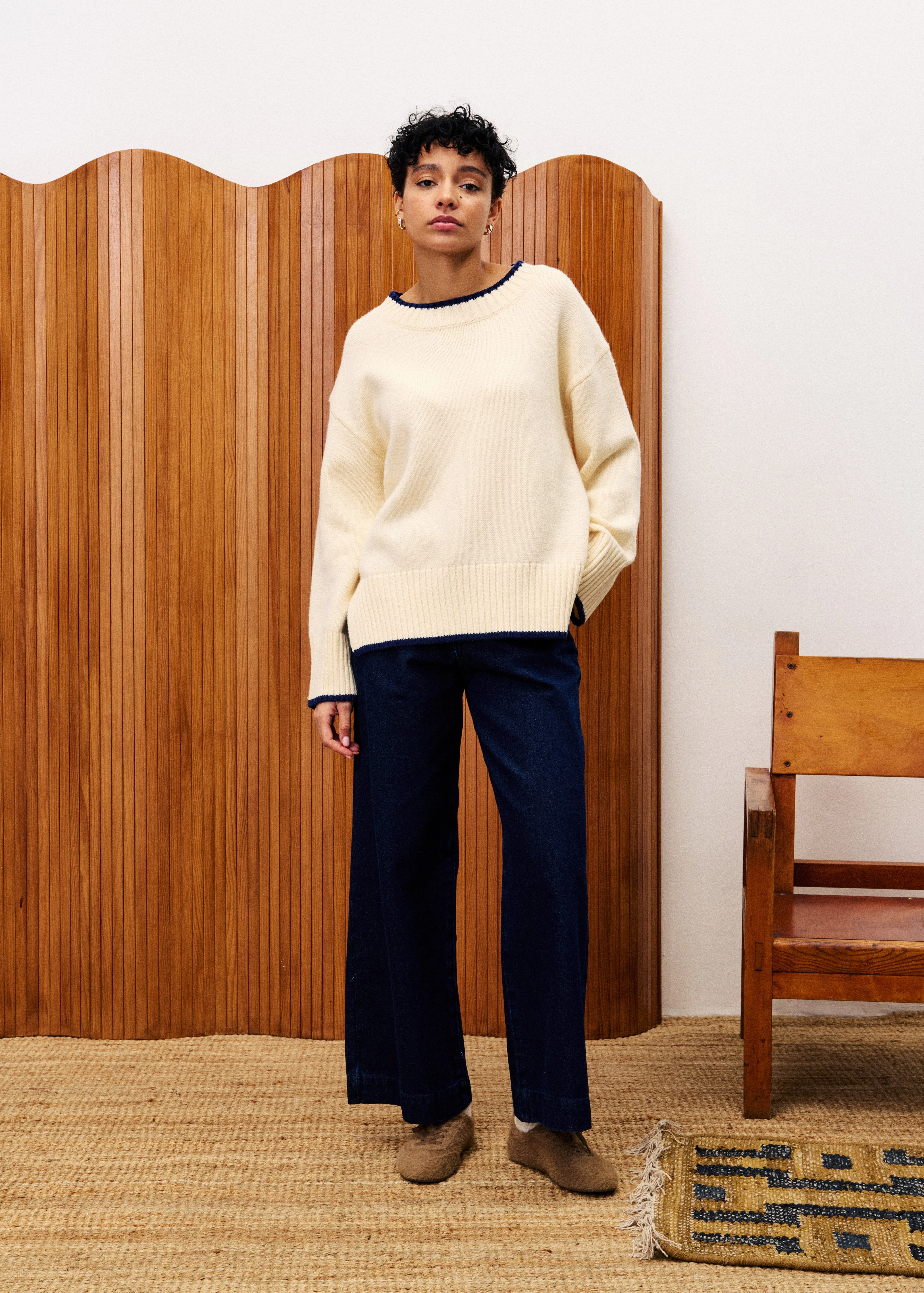 Pull SNOWBALL Creme sold by FRNCH