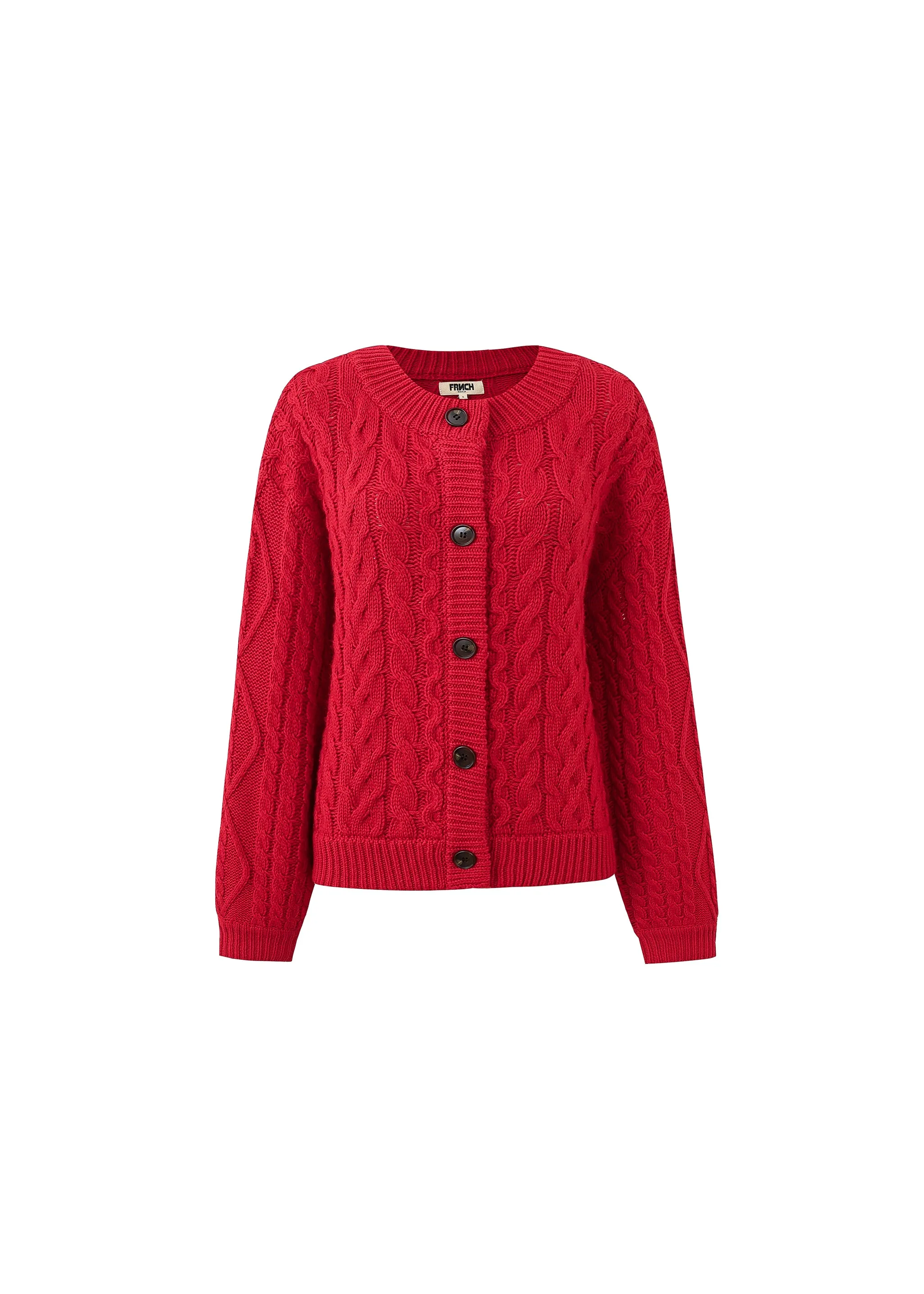 Cardigan GUIMAUVE Rouge sold by FRNCH product image thumbnail 5