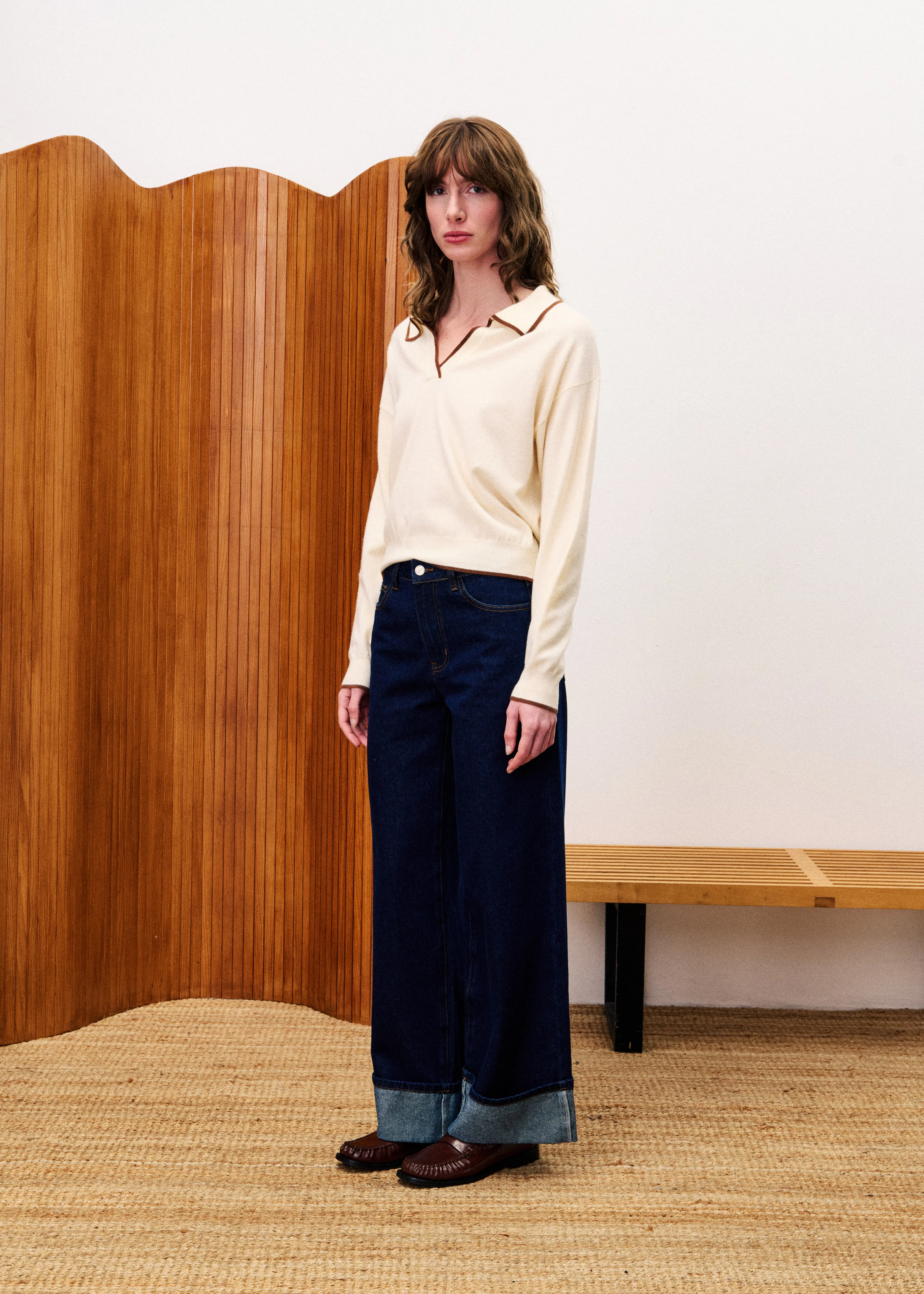 Pull TRIOLET Creme sold by FRNCH product image thumbnail 2