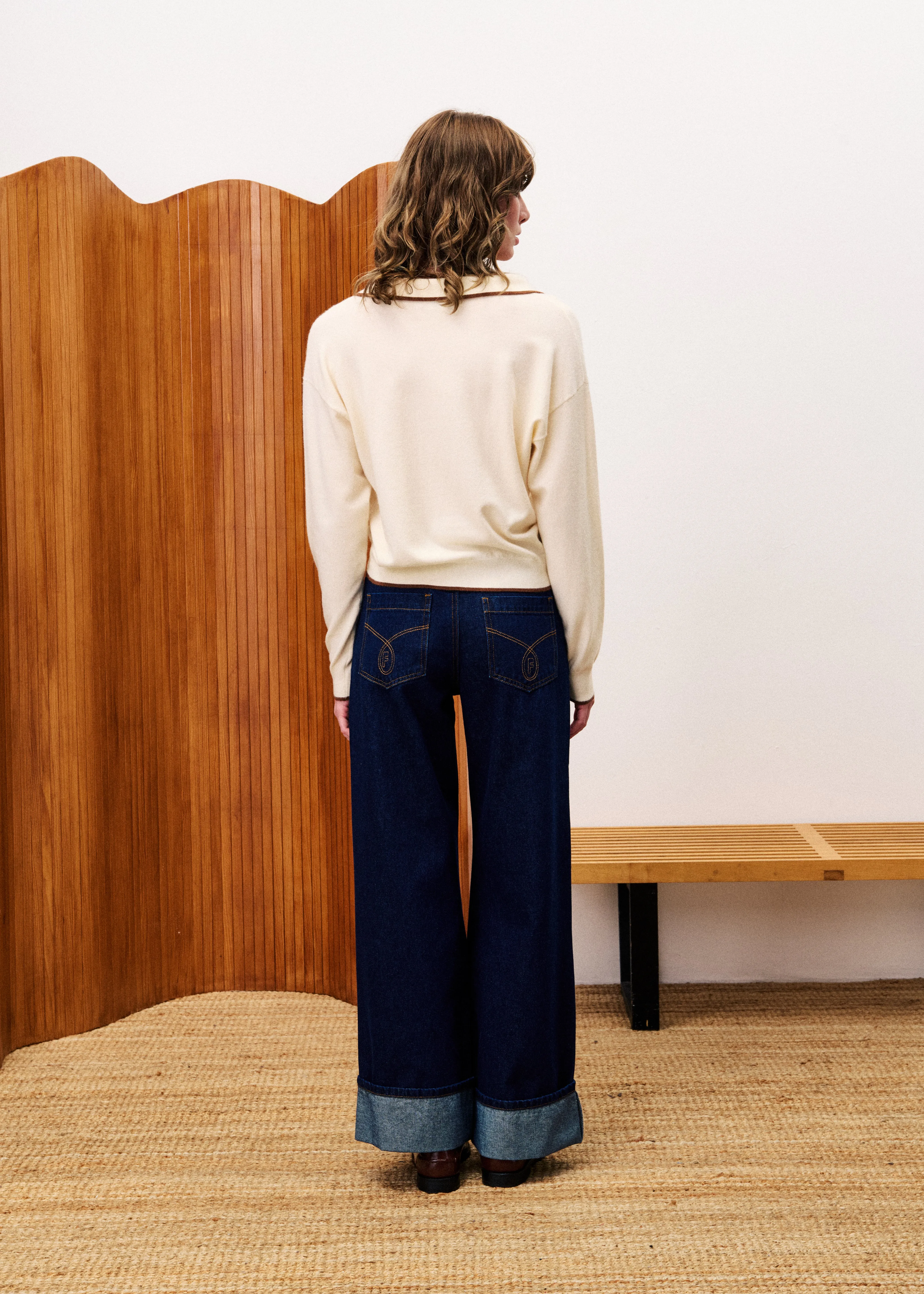 Pull TRIOLET Creme sold by FRNCH product image thumbnail 3