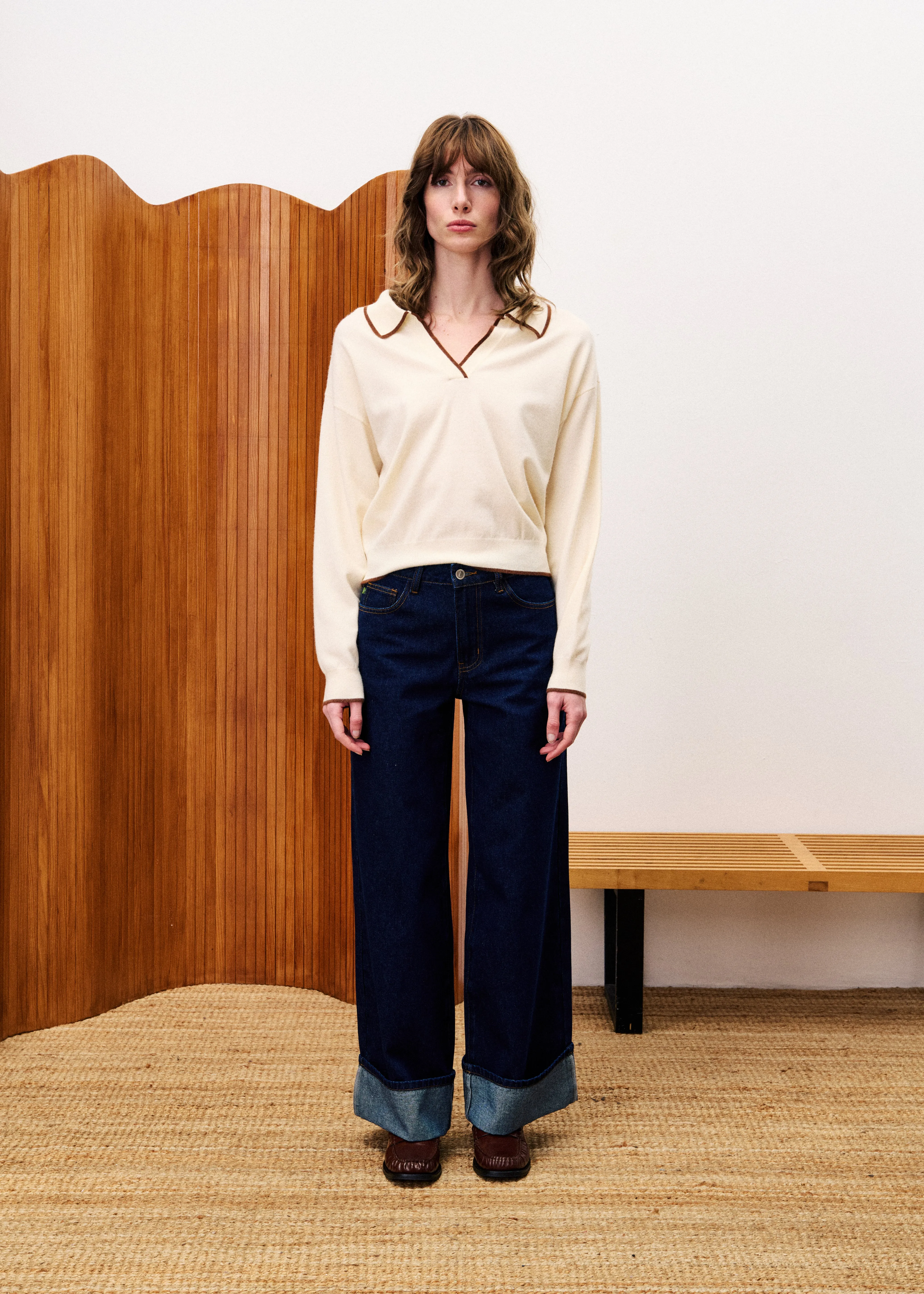 Pull TRIOLET Creme sold by FRNCH