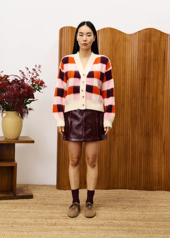 Cardigan VIOLA Rose sold by FRNCH