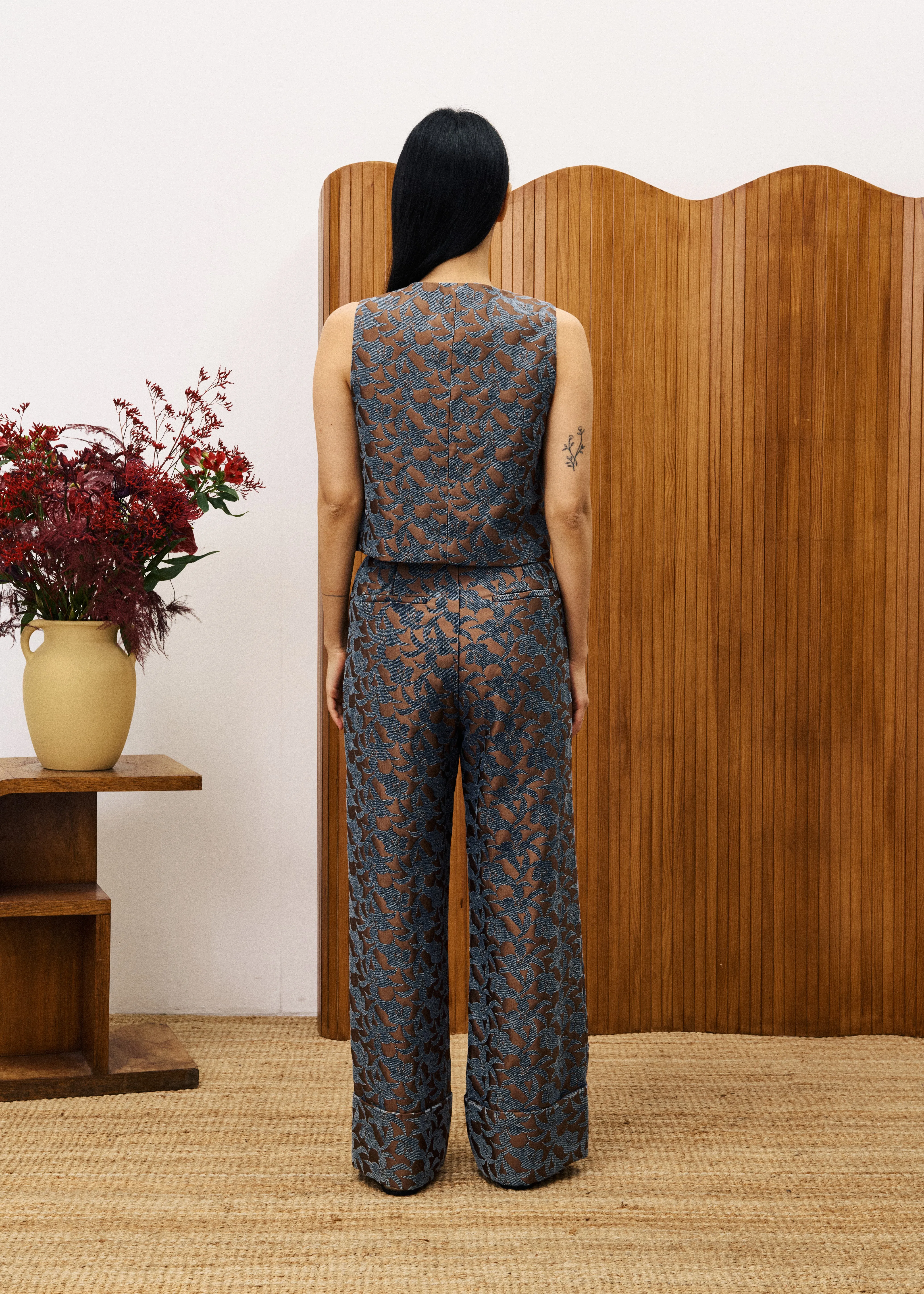 Gilet costume GARY Marron glace sold by FRNCH product image thumbnail 3