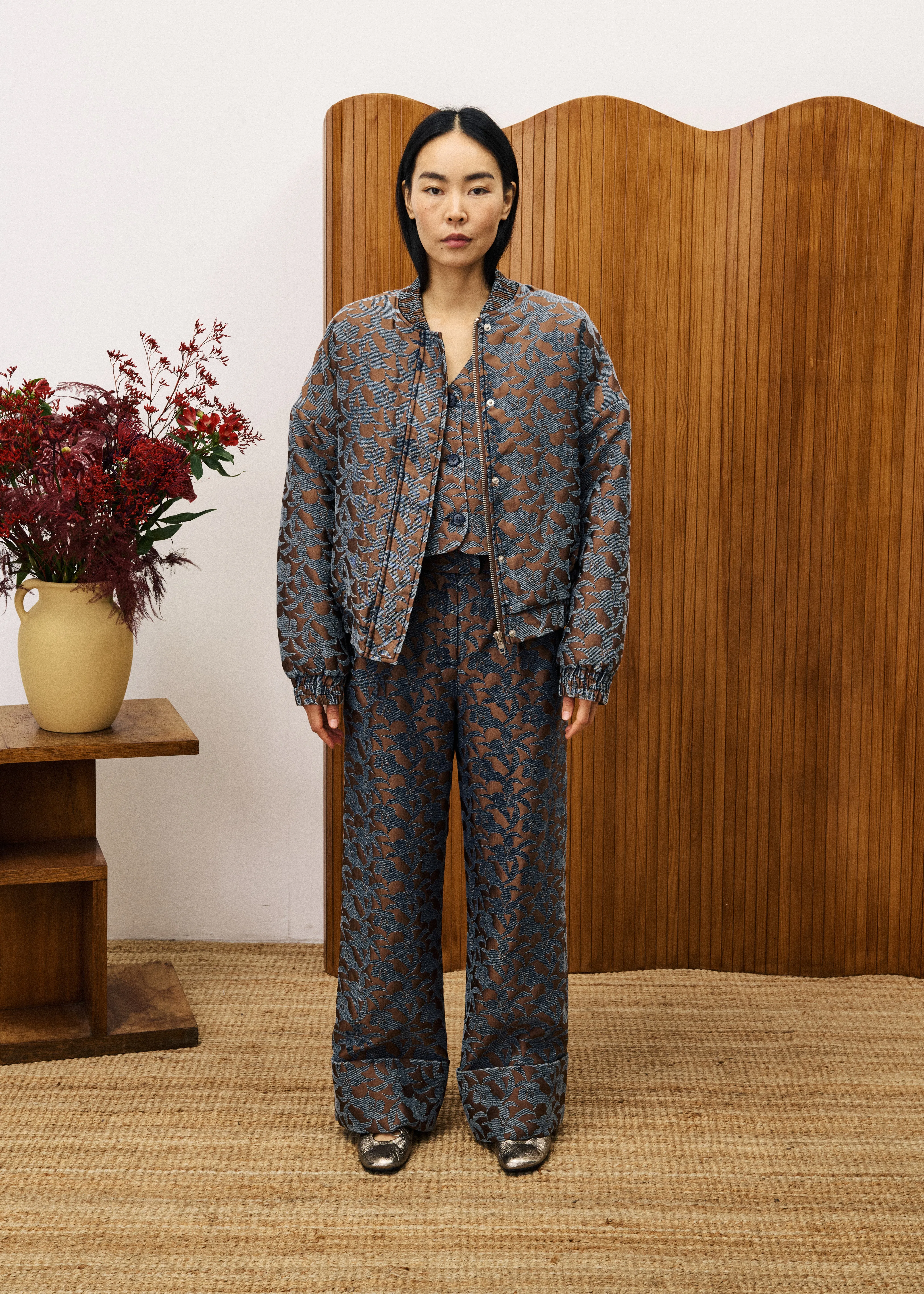 Bomber BOWIE Marron glace sold by FRNCH