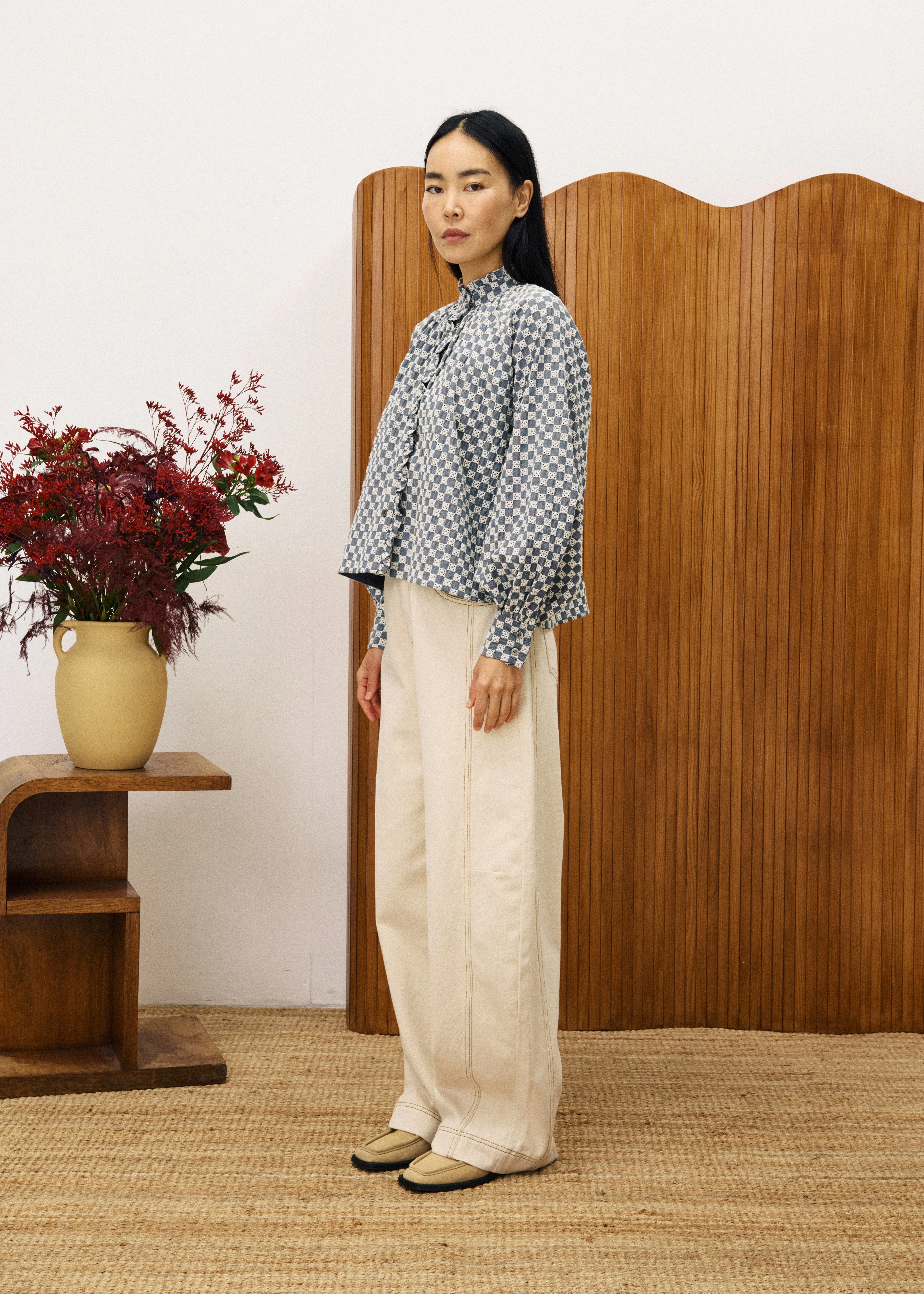 Chemise ZINNIA Bleu jean sold by FRNCH product image thumbnail 2