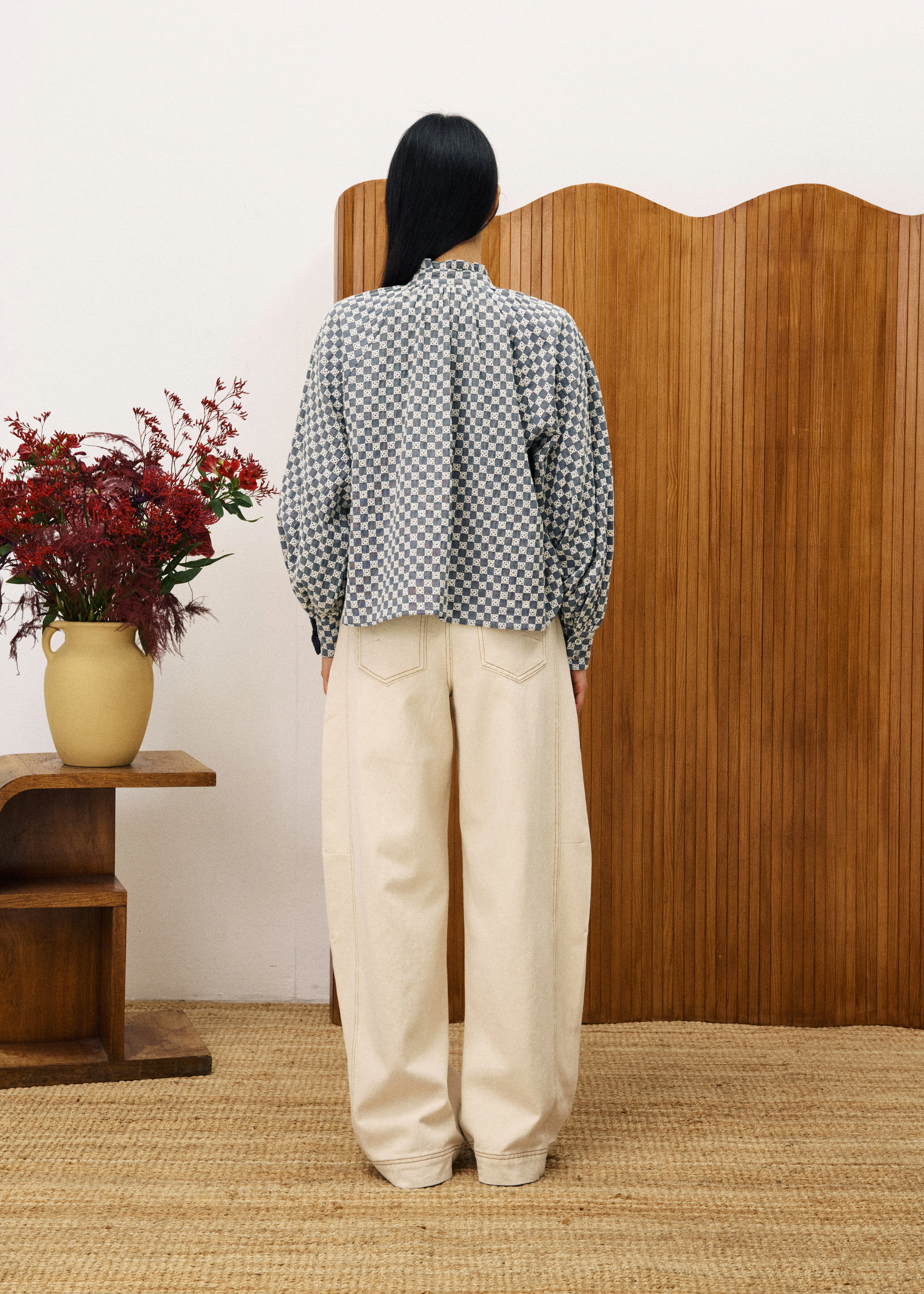 Chemise ZINNIA Bleu jean sold by FRNCH product image thumbnail 3