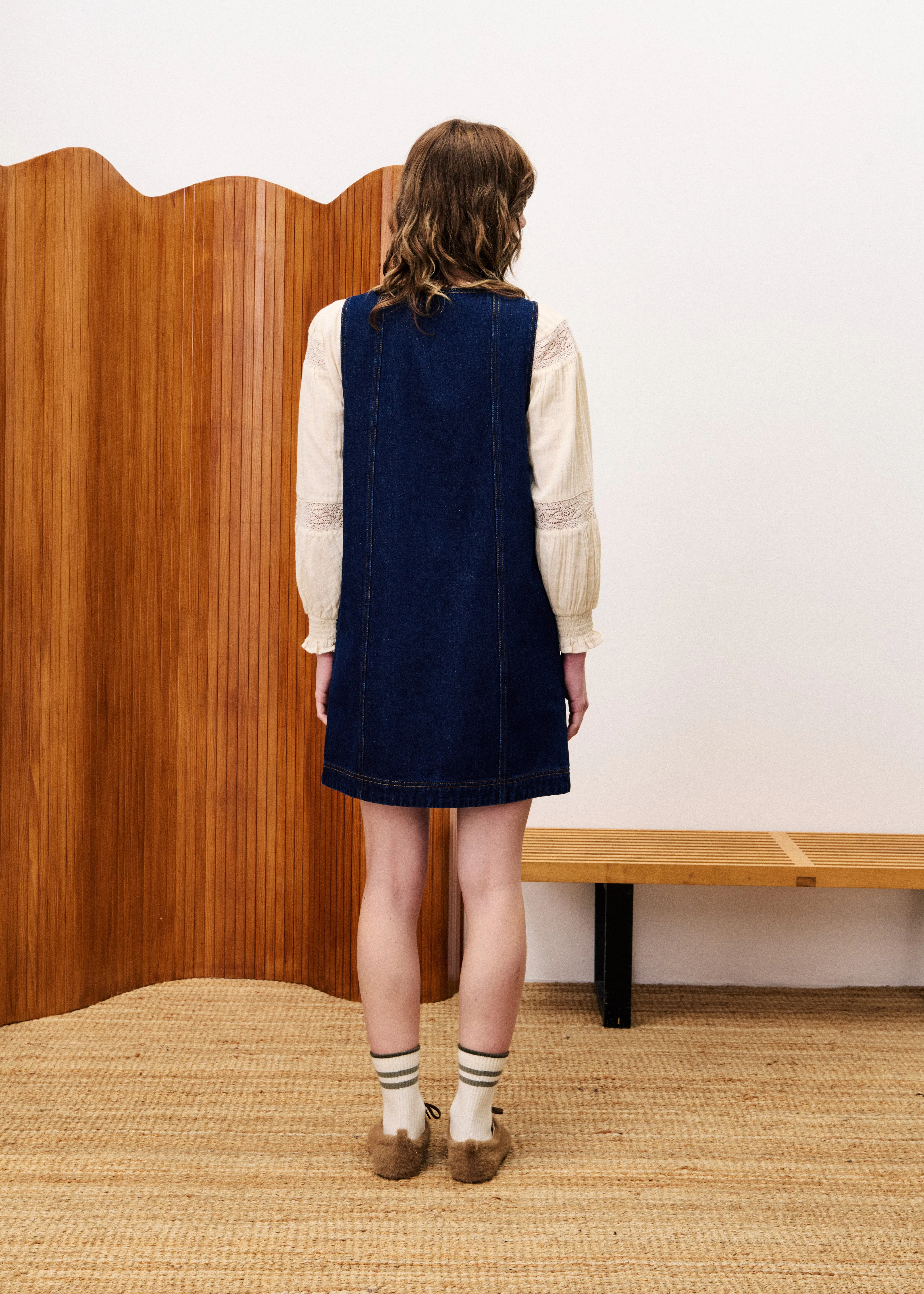 Robe NALA Bleu nuit sold by FRNCH product image thumbnail 3